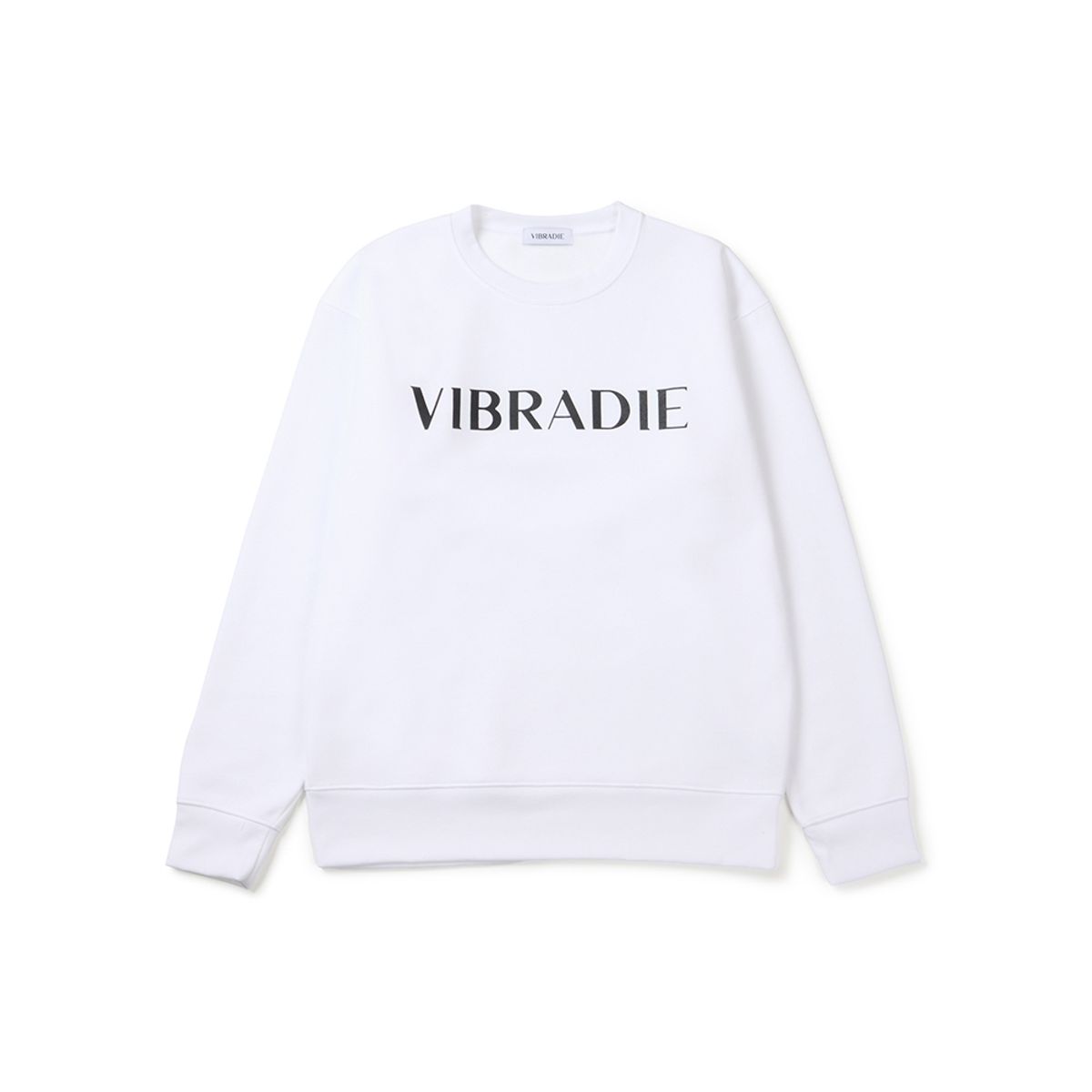 바이브라디(VIBRADIE) VB 로고 화이트 맨투맨