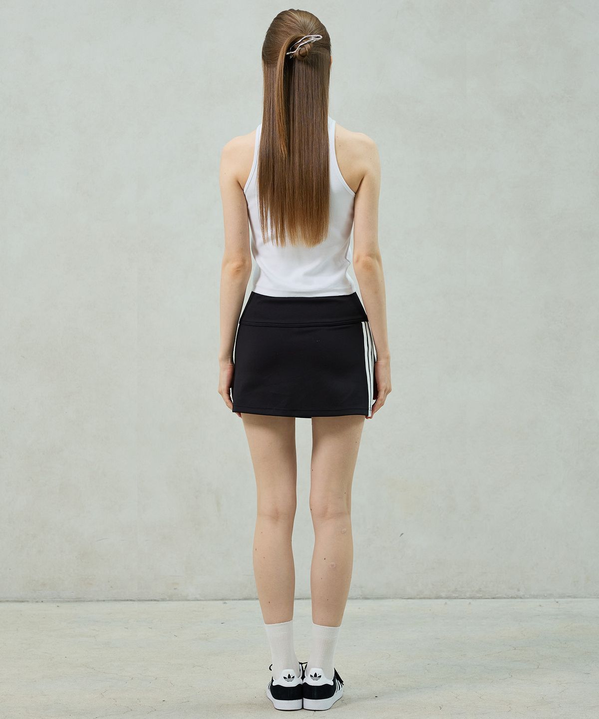 아리킴(ARIKIM) BONNY JERSEY SKIRT PANTS / BLACK