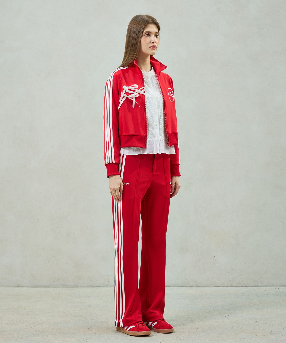 아리킴(ARIKIM) JOEL JERSEY TRACK PANTS / RED
