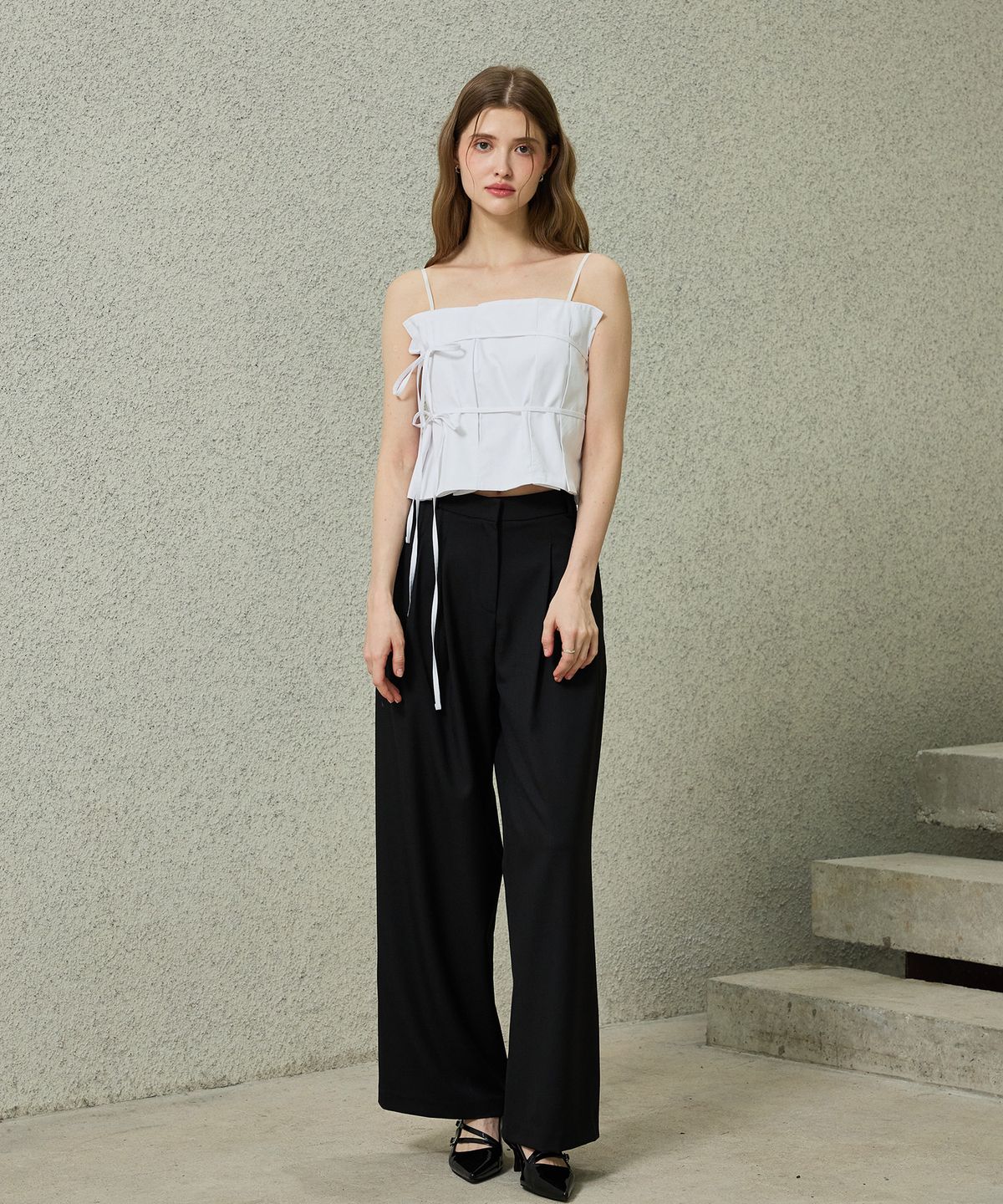 아리킴(ARIKIM) TOMO WIDE SLACKS / BLACK