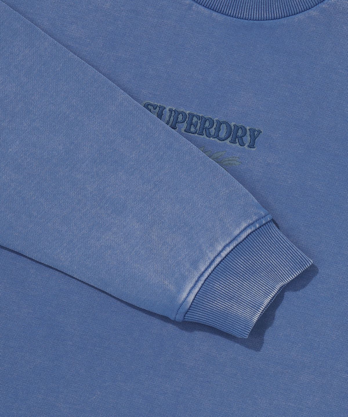 슈퍼드라이(SUPERDRY) 리치 파머 그래픽 스웨트셔츠 블루