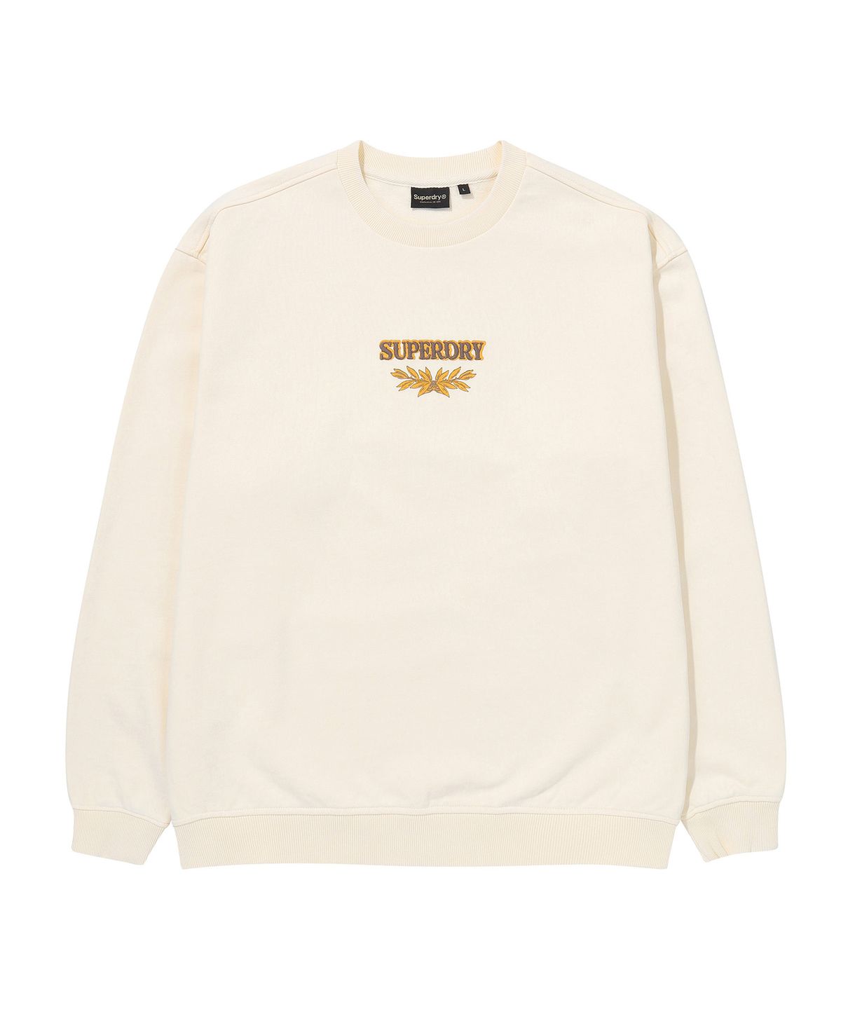 슈퍼드라이(SUPERDRY) 리치 파머 그래픽 스웨트셔츠 크림