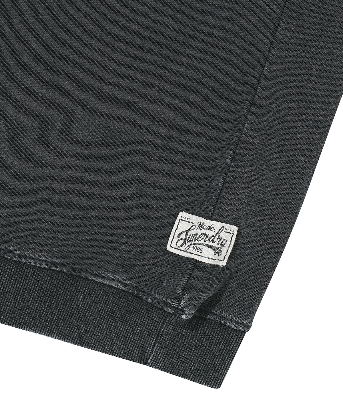 슈퍼드라이(SUPERDRY) 리치 파머 그래픽 스웨트셔츠 다크 그레이