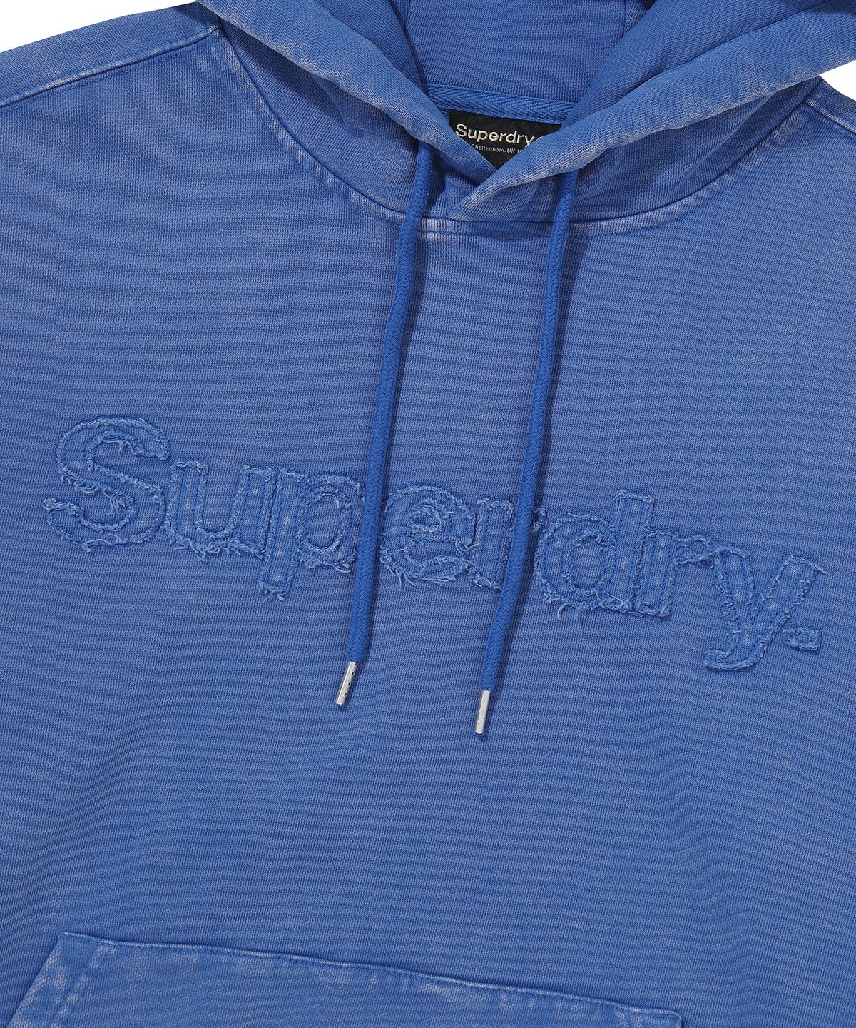 슈퍼드라이(SUPERDRY) 빈티지 워시드 후드 블루