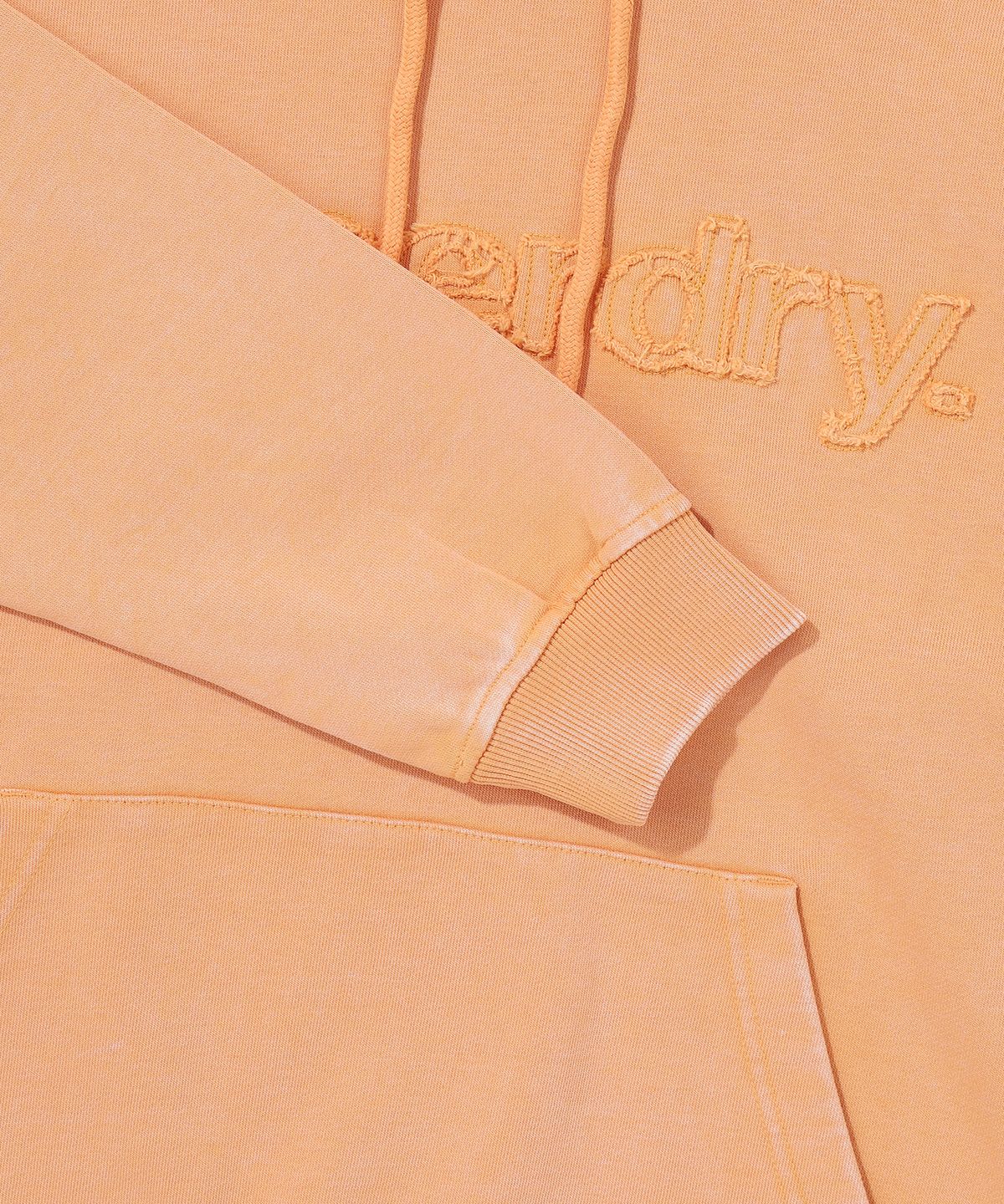 슈퍼드라이(SUPERDRY) 빈티지 워시드 후드 라이트 오렌지