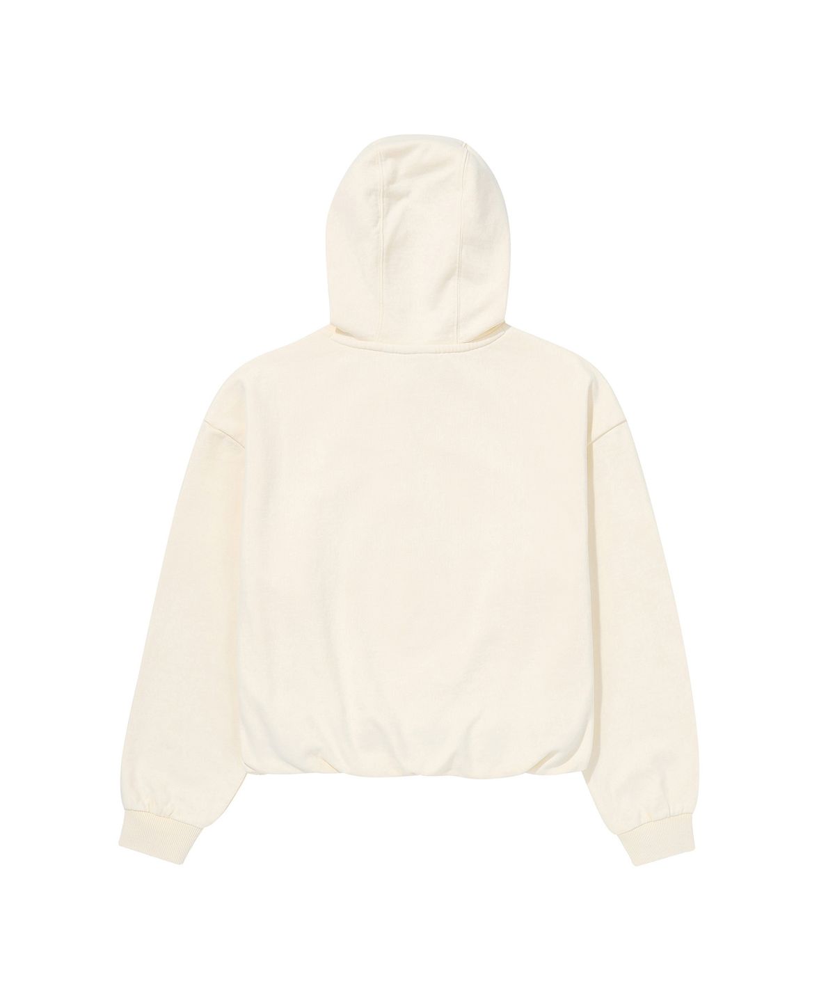 슈퍼드라이(SUPERDRY) W 빈티지 워시드 크롭 후드 크림