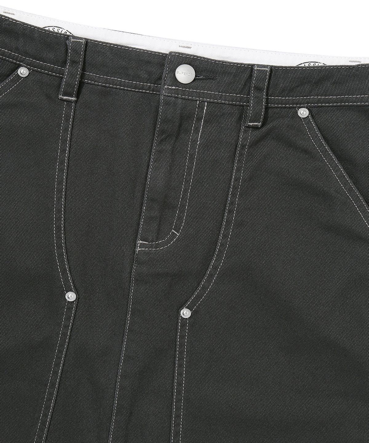 슈퍼드라이(SUPERDRY) W 롱 카펜터 스커트 챠콜