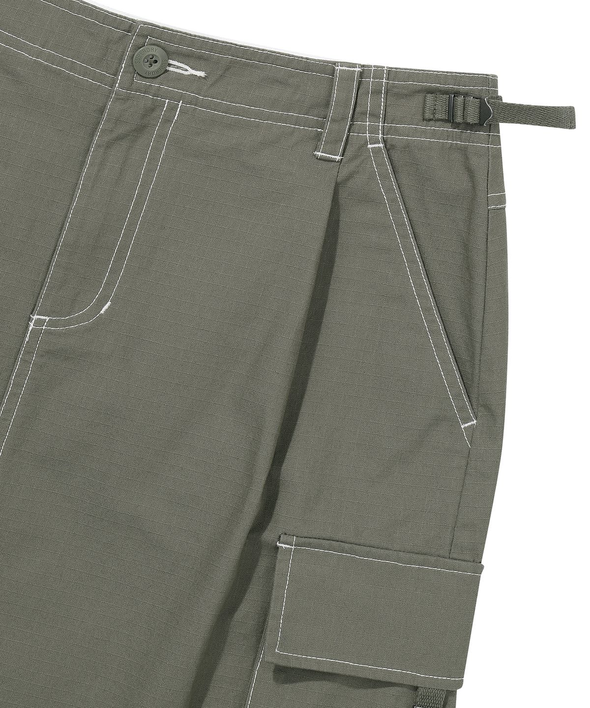 슈퍼드라이(SUPERDRY) W 롱 카고 스커트 올리브