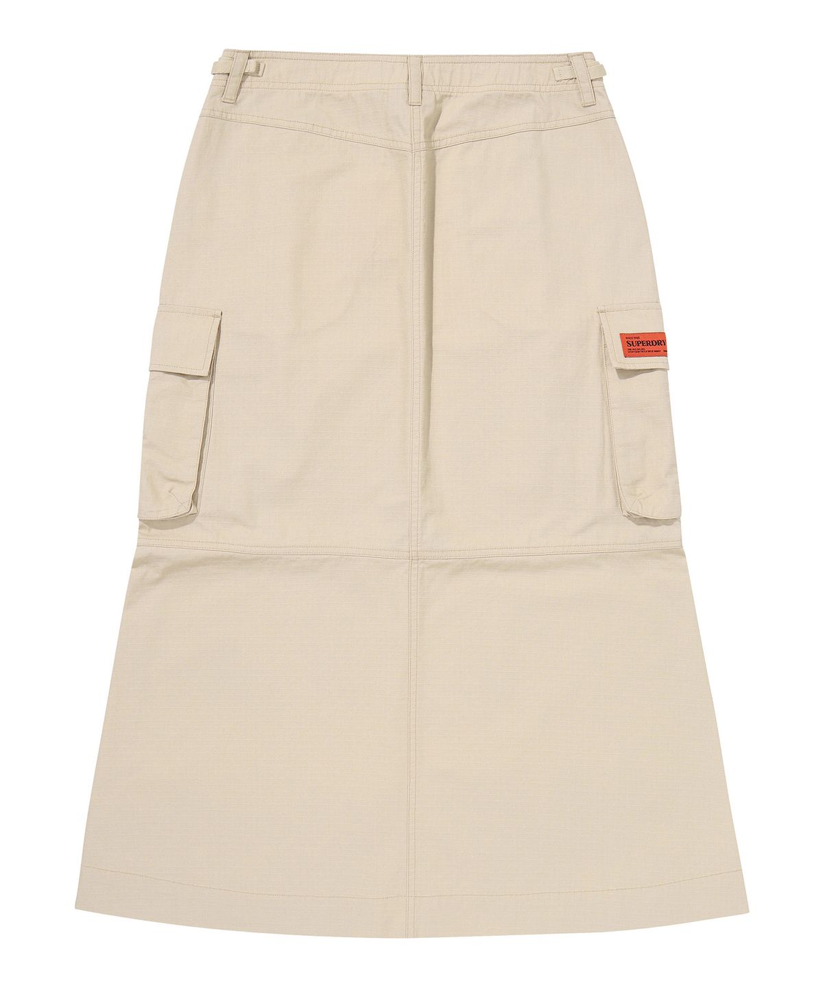 슈퍼드라이(SUPERDRY) W 롱 카고 스커트 베이지