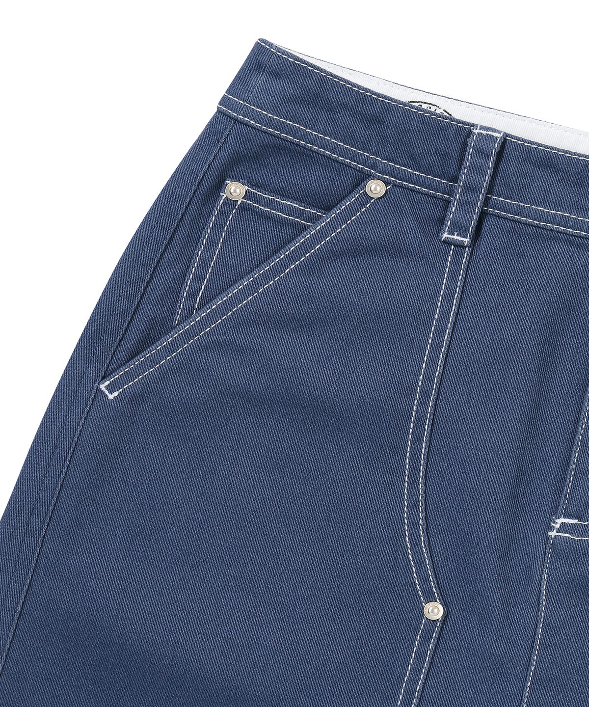슈퍼드라이(SUPERDRY) W 롱 카펜터 스커트 다크 인디고