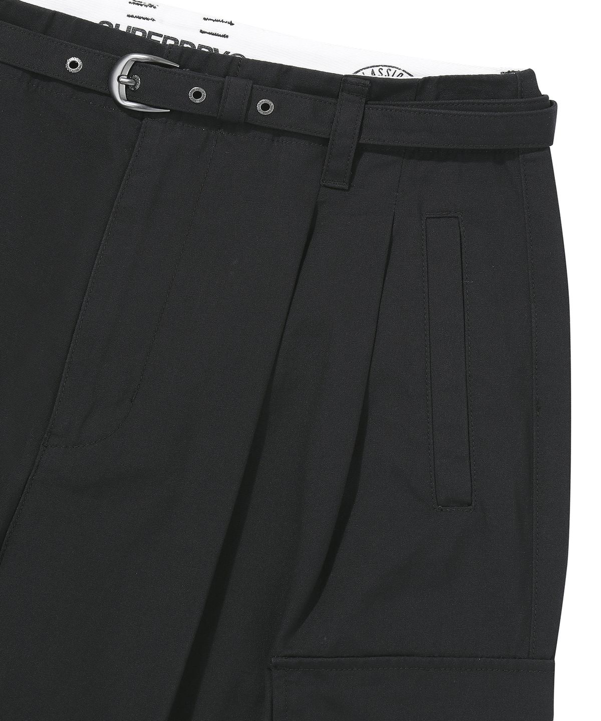 슈퍼드라이(SUPERDRY) W 카고 파라슈트 팬츠 블랙