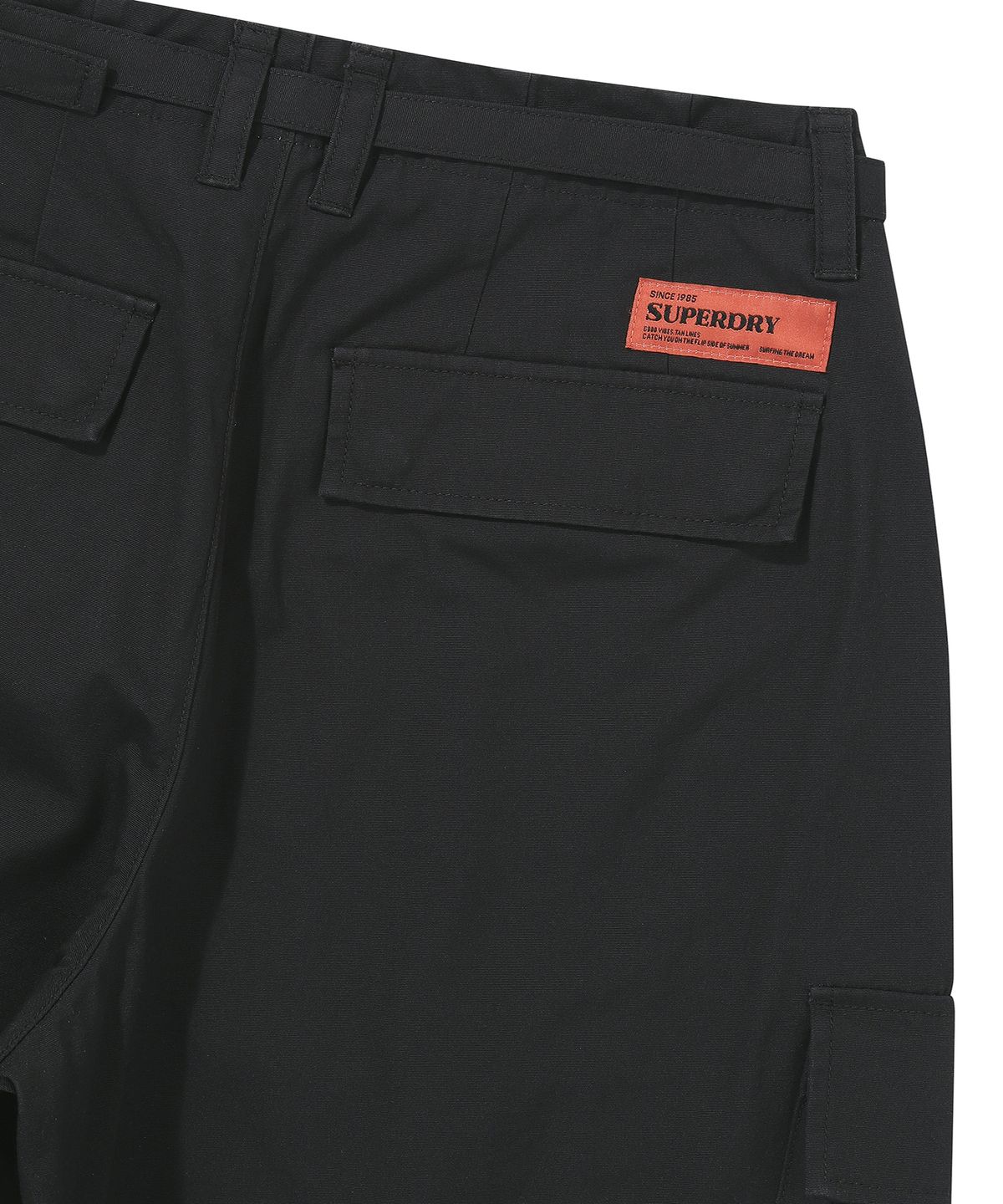 슈퍼드라이(SUPERDRY) W 카고 파라슈트 팬츠 블랙