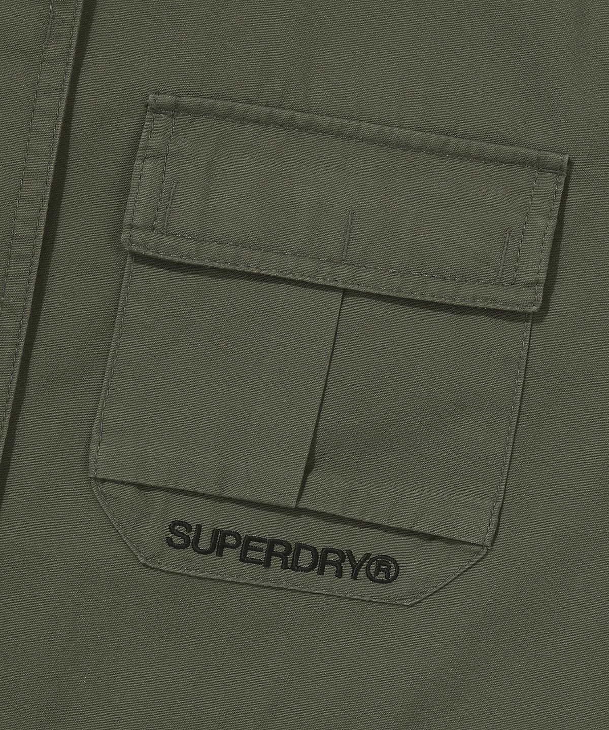 슈퍼드라이(SUPERDRY) W 유틸리티 코튼 베스트 올리브
