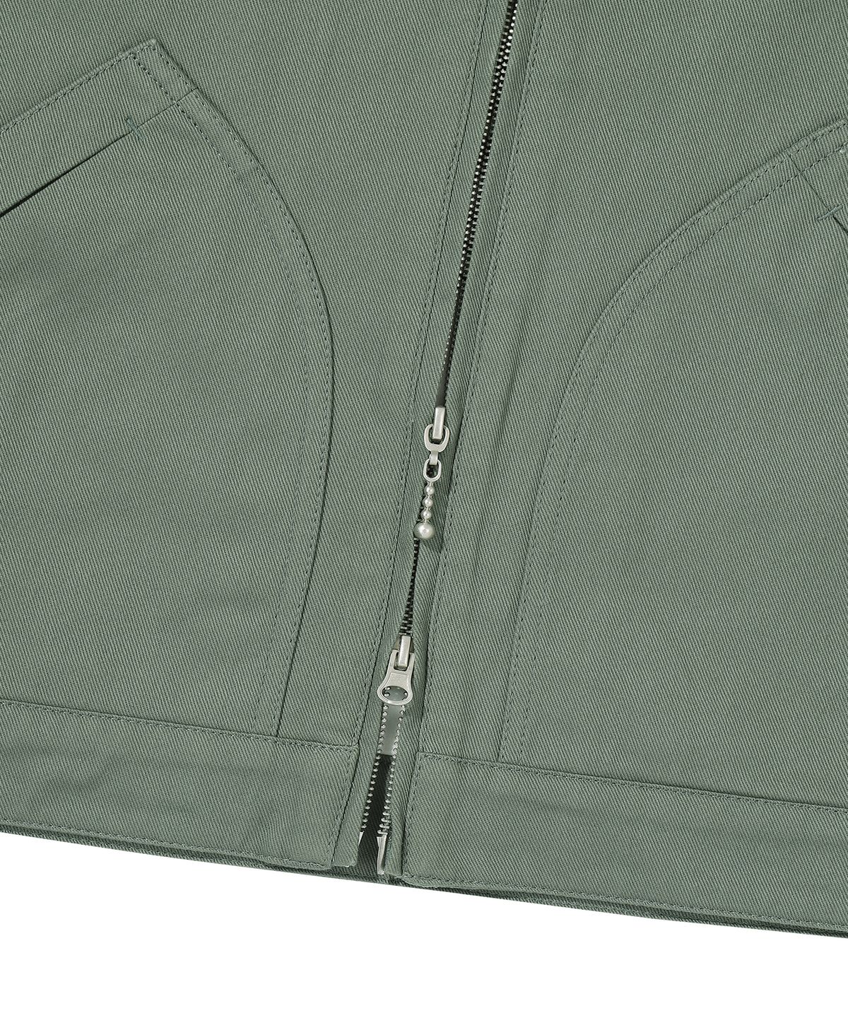 슈퍼드라이(SUPERDRY) 집업 워크 자켓 카키