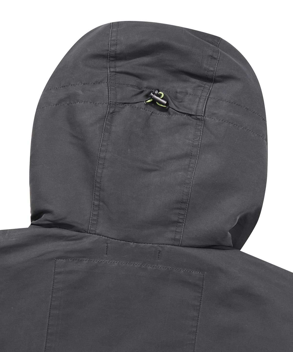 슈퍼드라이(SUPERDRY) 후드 시그니처 윈드브레이커 자켓 챠콜