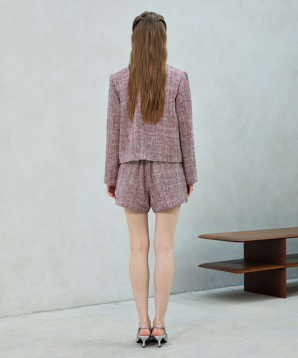 아리킴(ARIKIM) CHERISH TWEED JACKET / RED