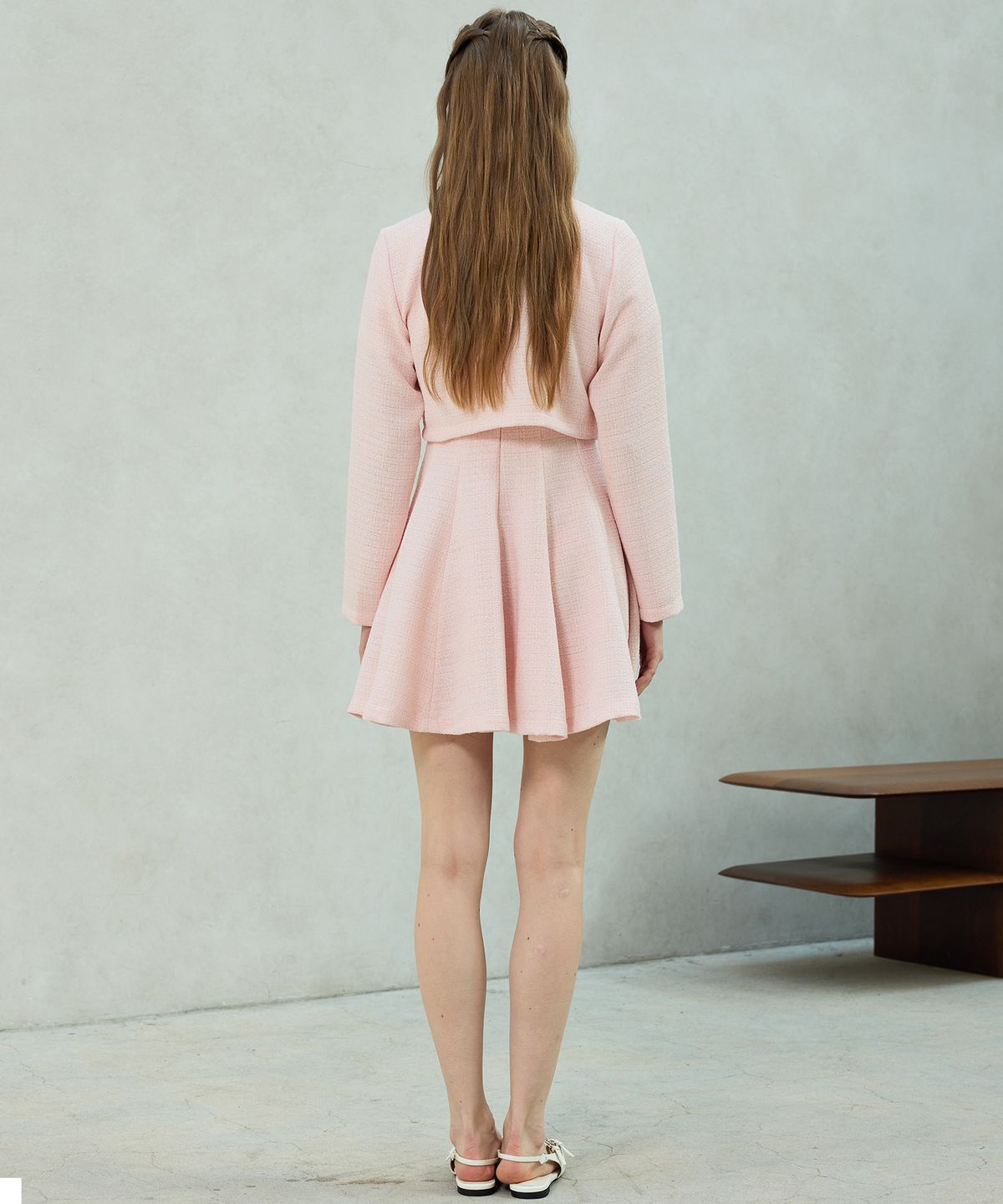 아리킴(ARIKIM) LANI TWEED CARDIGAN / PINK
