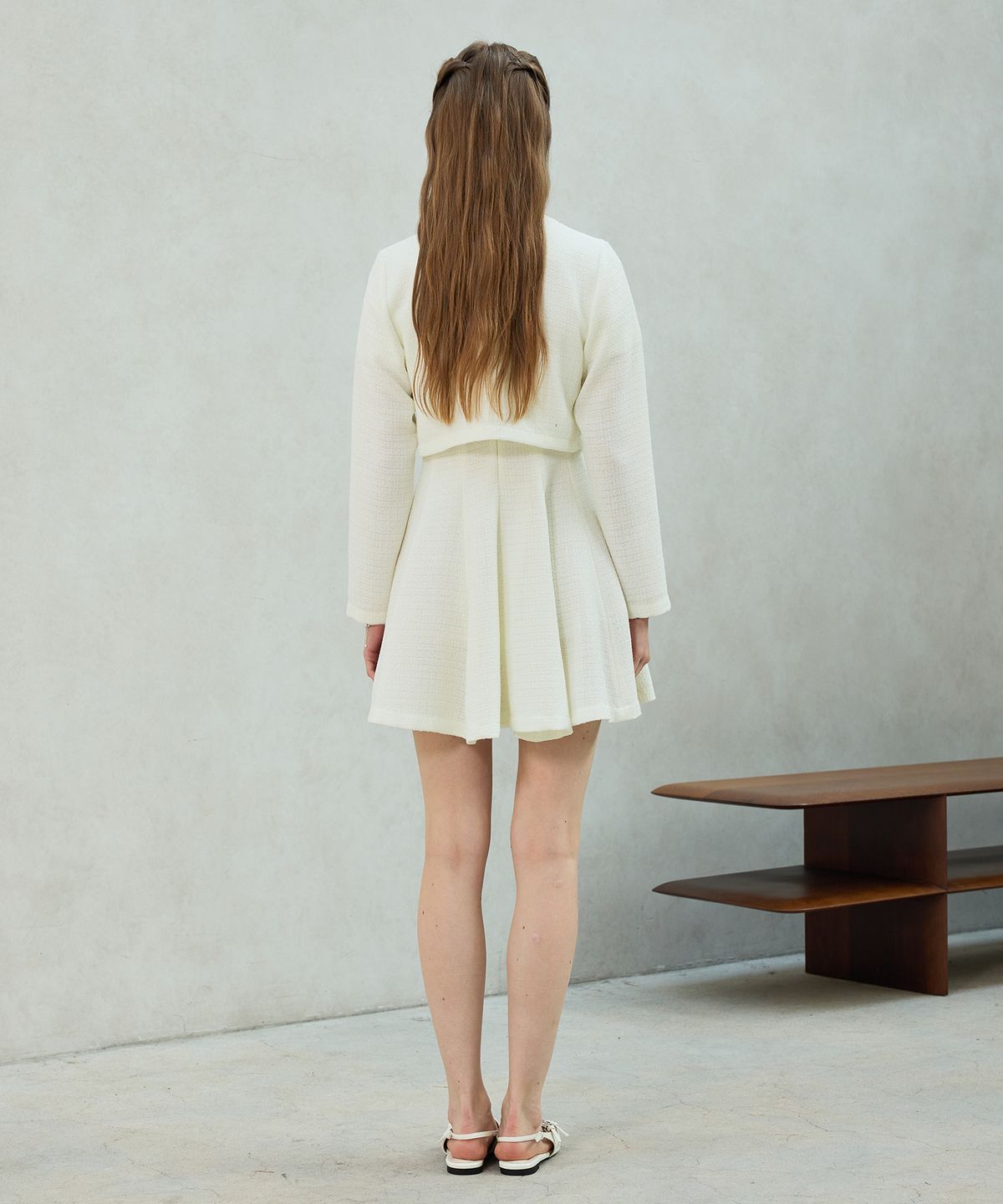 아리킴(ARIKIM) LANI TWEED CARDIGAN / WHITE