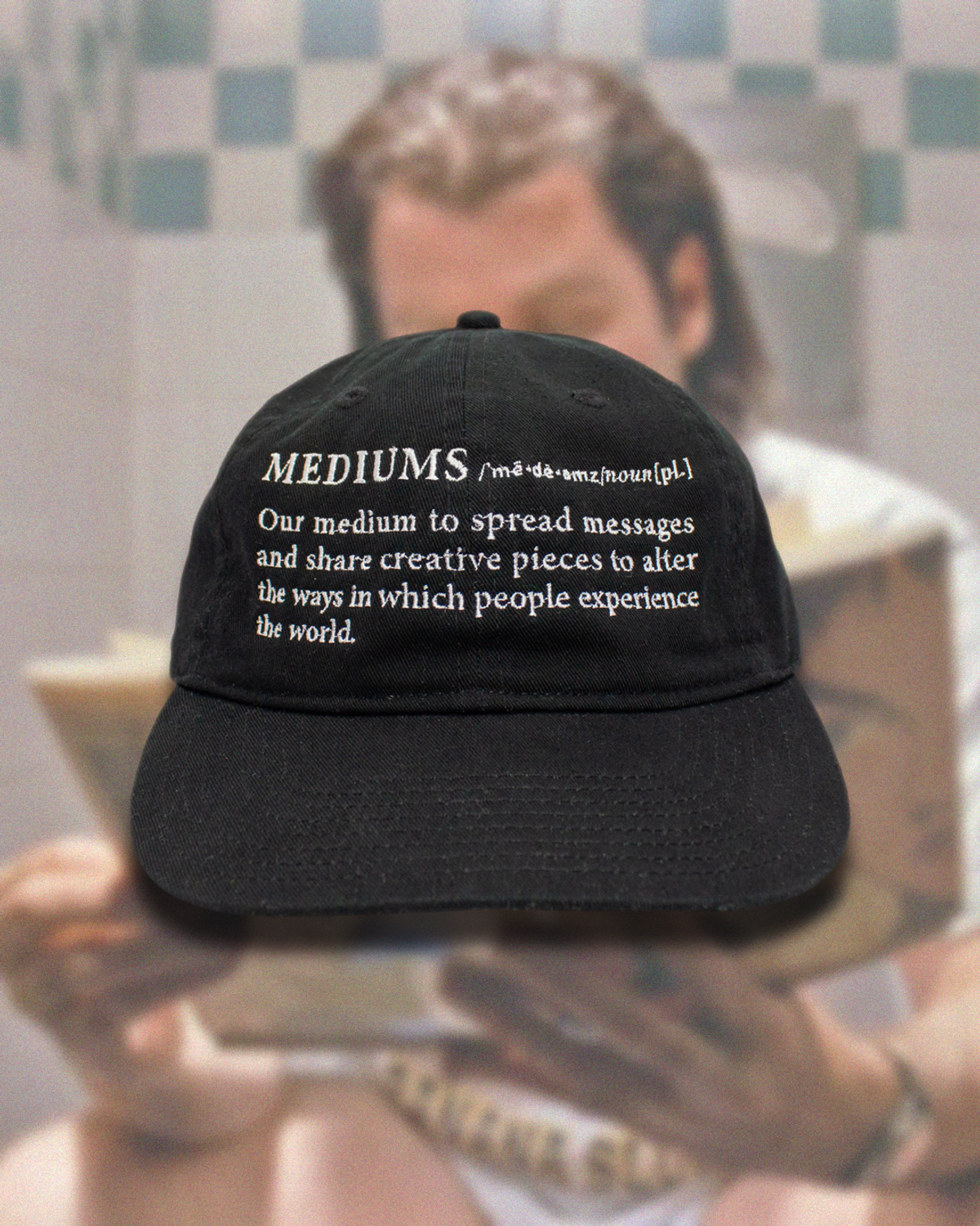 미디엄스(MEDIUMS) Definition Cap - Black(사전적 정의 캡)