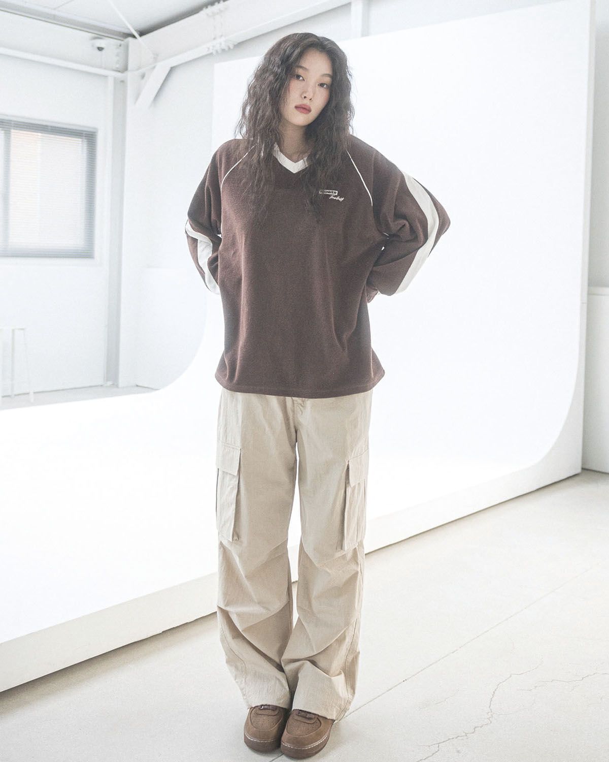 해비즘(HAVISM) PARACHUTE CARGO PANTS(BEIGE)