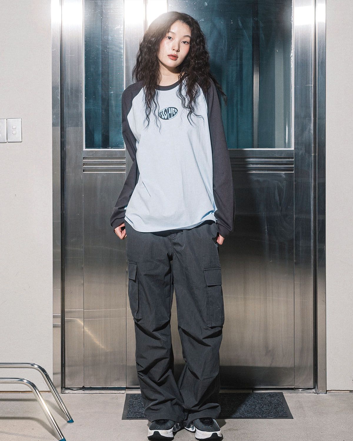 해비즘(HAVISM) PARACHUTE CARGO PANTS(CHARCOAL)