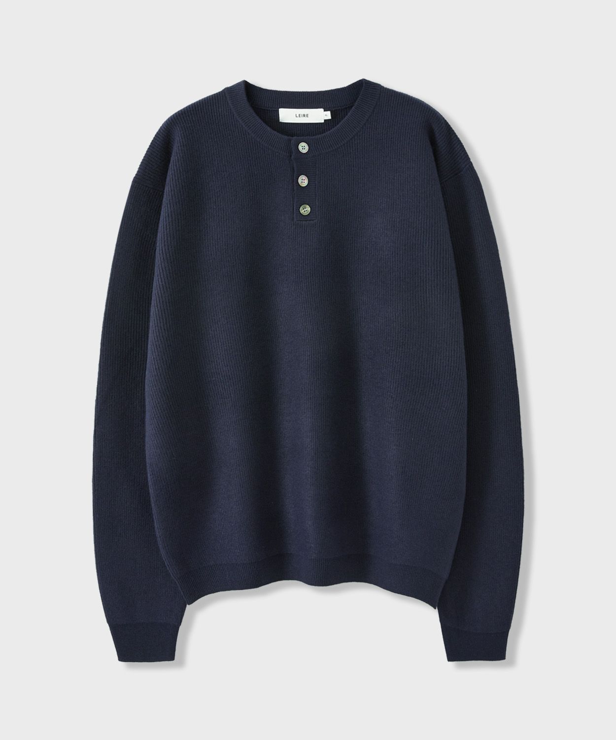 トップス museum of daily layered henry neck sweat トップス museum of daily layered henry neck sweat トップス museum