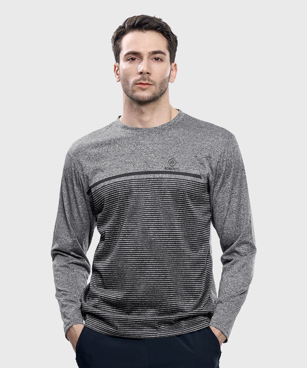 엑스트라스포티(EXTRASPORTY) [2PACK] 라이프액트 스트라이프 긴팔 티셔츠 4 Colors