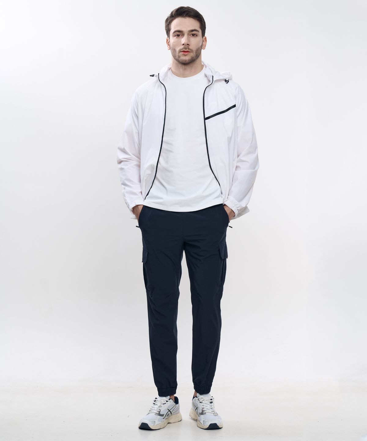 이지바이(EZBUY) 에어워크 카고 조거 트레이닝 밴딩 바지 4 Colors