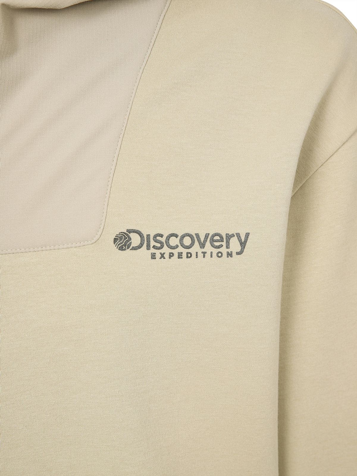 디스커버리 익스페디션(DISCOVERY EXPEDITION) 니트 에센셜 남성 하이브리드 자켓 (L/BEIGE)