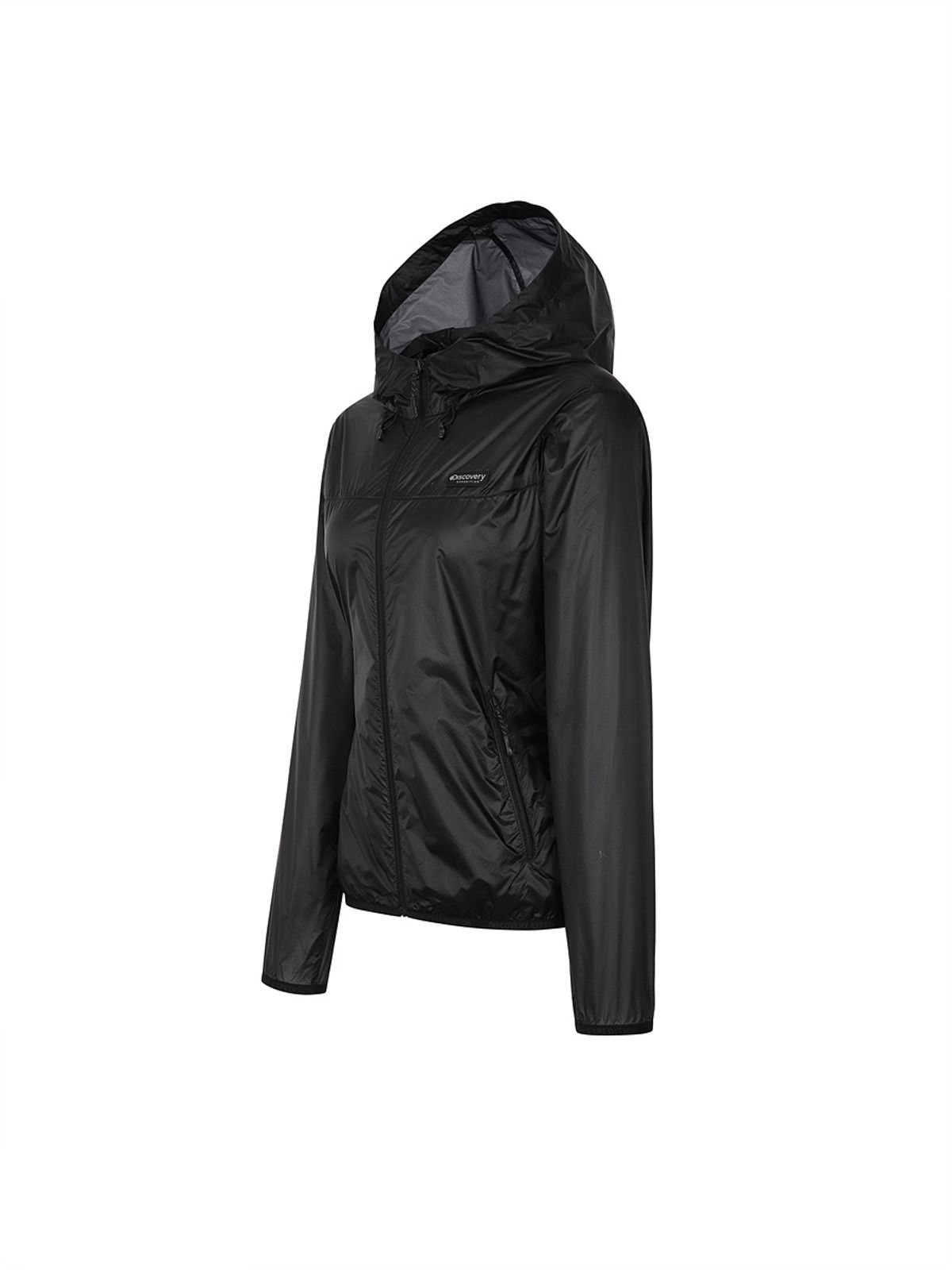 디스커버리 익스페디션(DISCOVERY EXPEDITION) 여성 초경량 립스탑 바람막이 (BLACK)