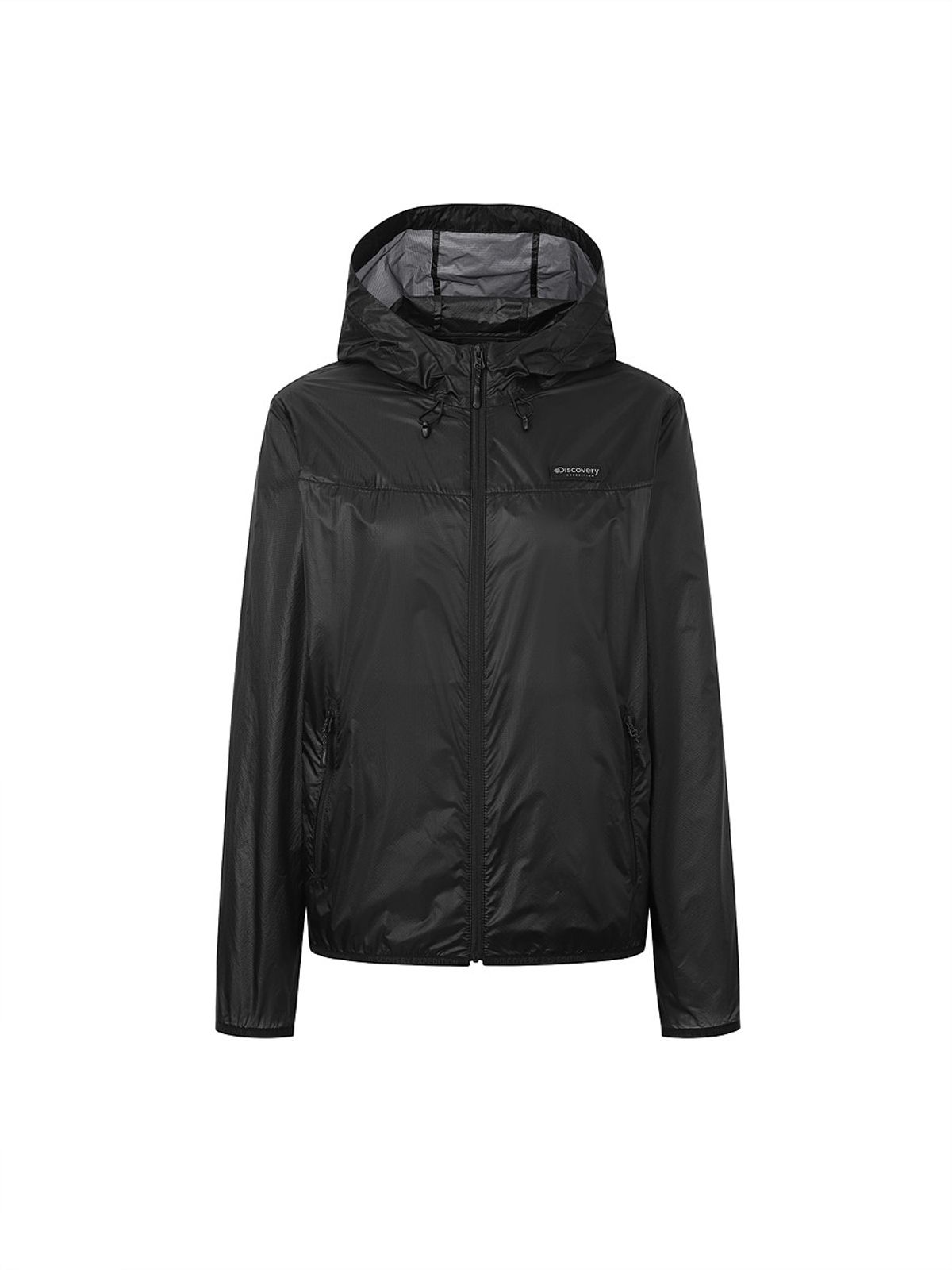 디스커버리 익스페디션(DISCOVERY EXPEDITION) 여성 초경량 립스탑 바람막이 (BLACK)