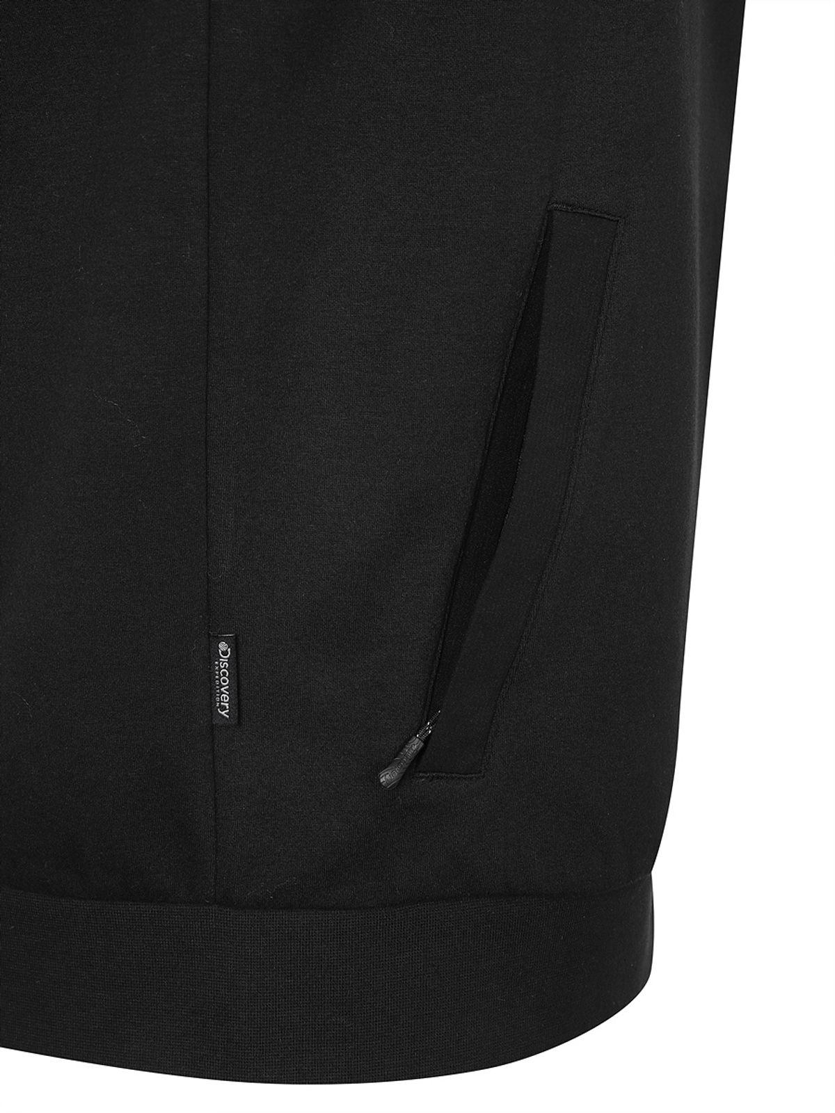 디스커버리 익스페디션(DISCOVERY EXPEDITION) 니트 에센셜 남성 하이브리드 자켓 (BLACK)