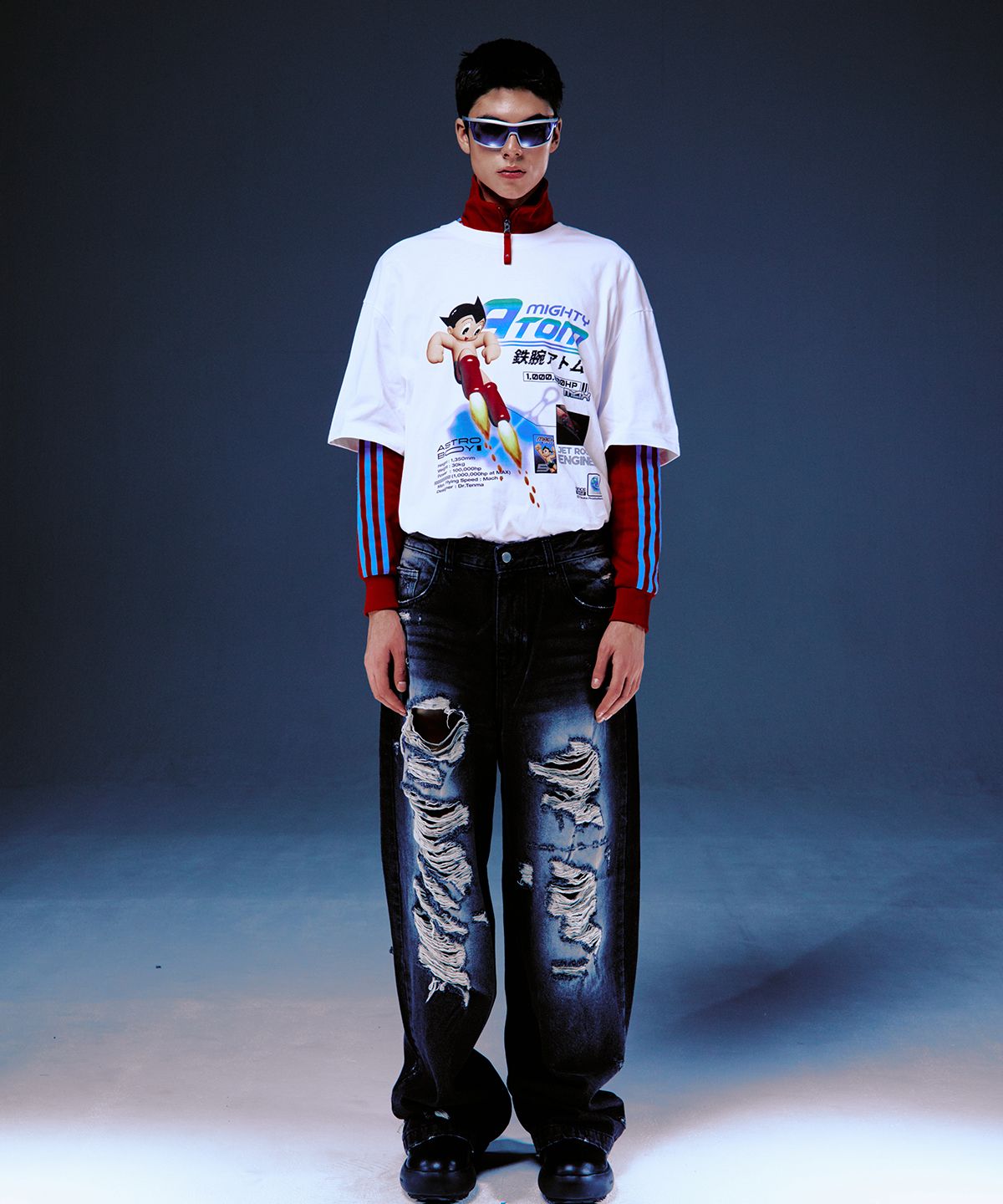 ★MAINBOOTH★[Astro Boy] Space T-shirt(WHITE)★正規品/送料込 MUSINSA | MAINBOOTH Atom Space T-Shirt (White)