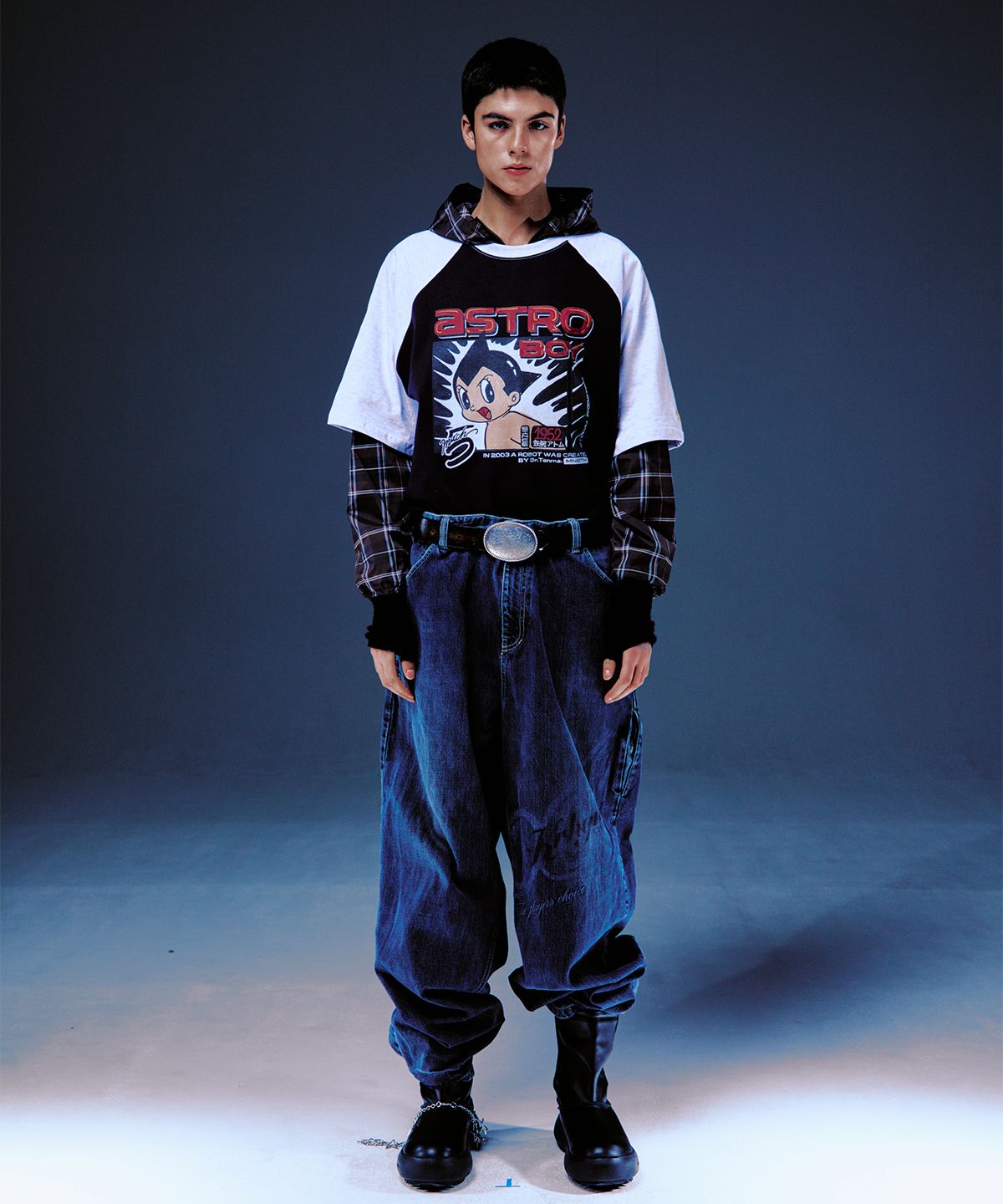 ★MAINBOOTH★[Astro Boy] Atomic T-shirt(NAVY)★正規品/人気 Amazon.com: Astro Boy retro (Atom) (C)Tezuka Productions T