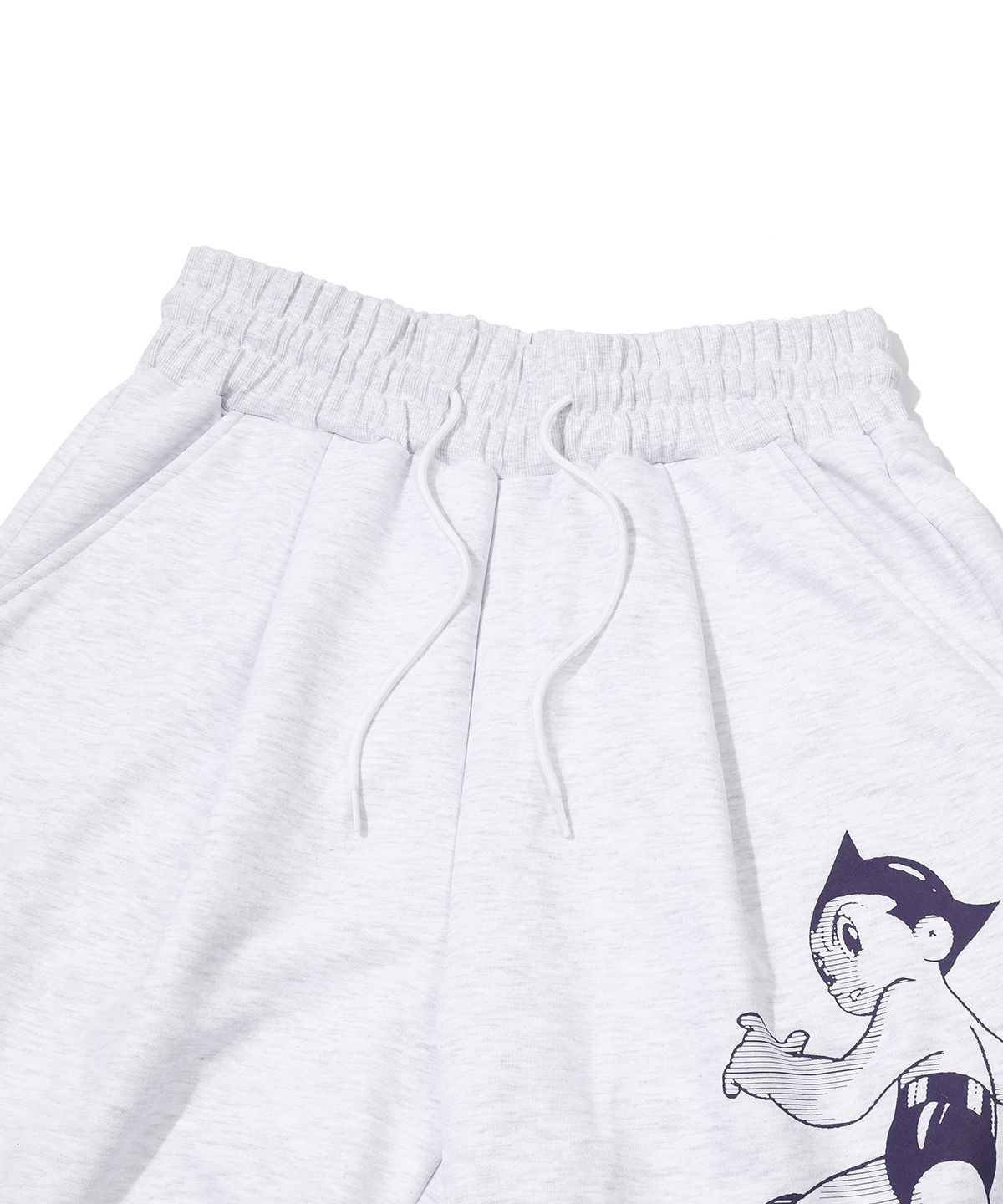MUSINSA | MAINBOOTH [ATOM] Mach 5 Sweat Shorts (Cloud Grey)