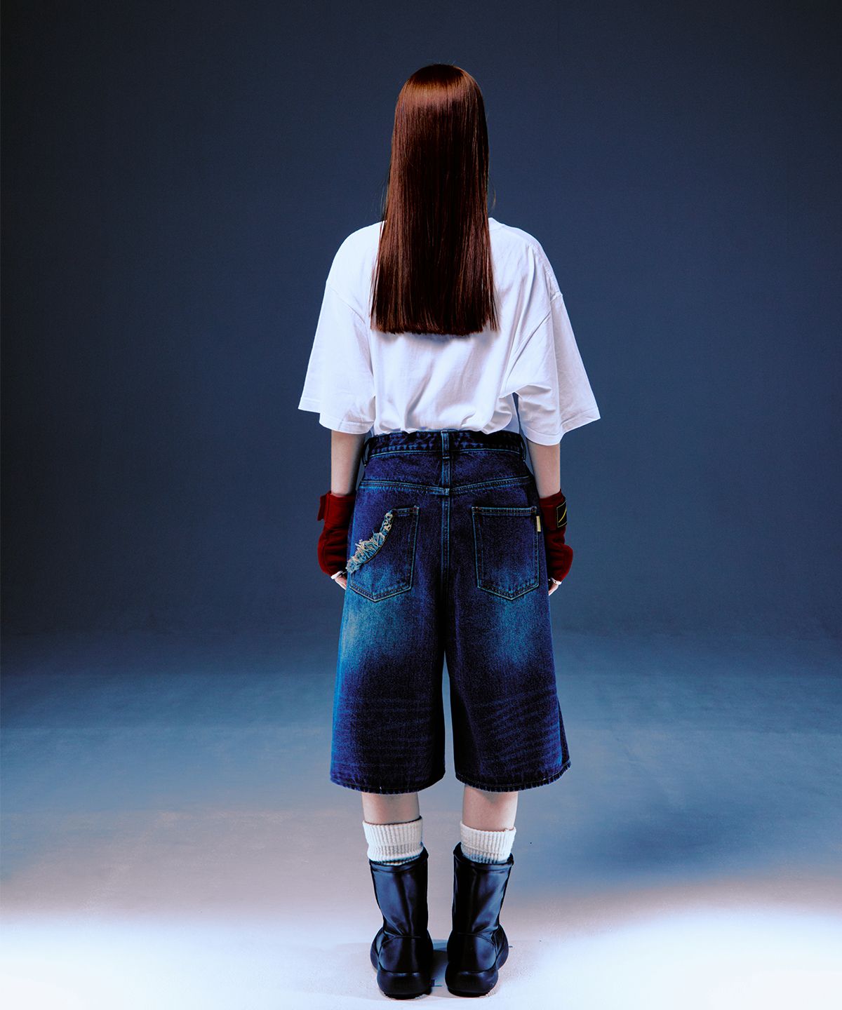 MUSINSA | MAINBOOTH [Atom] Mach 5 Denim Shorts (Indigo)