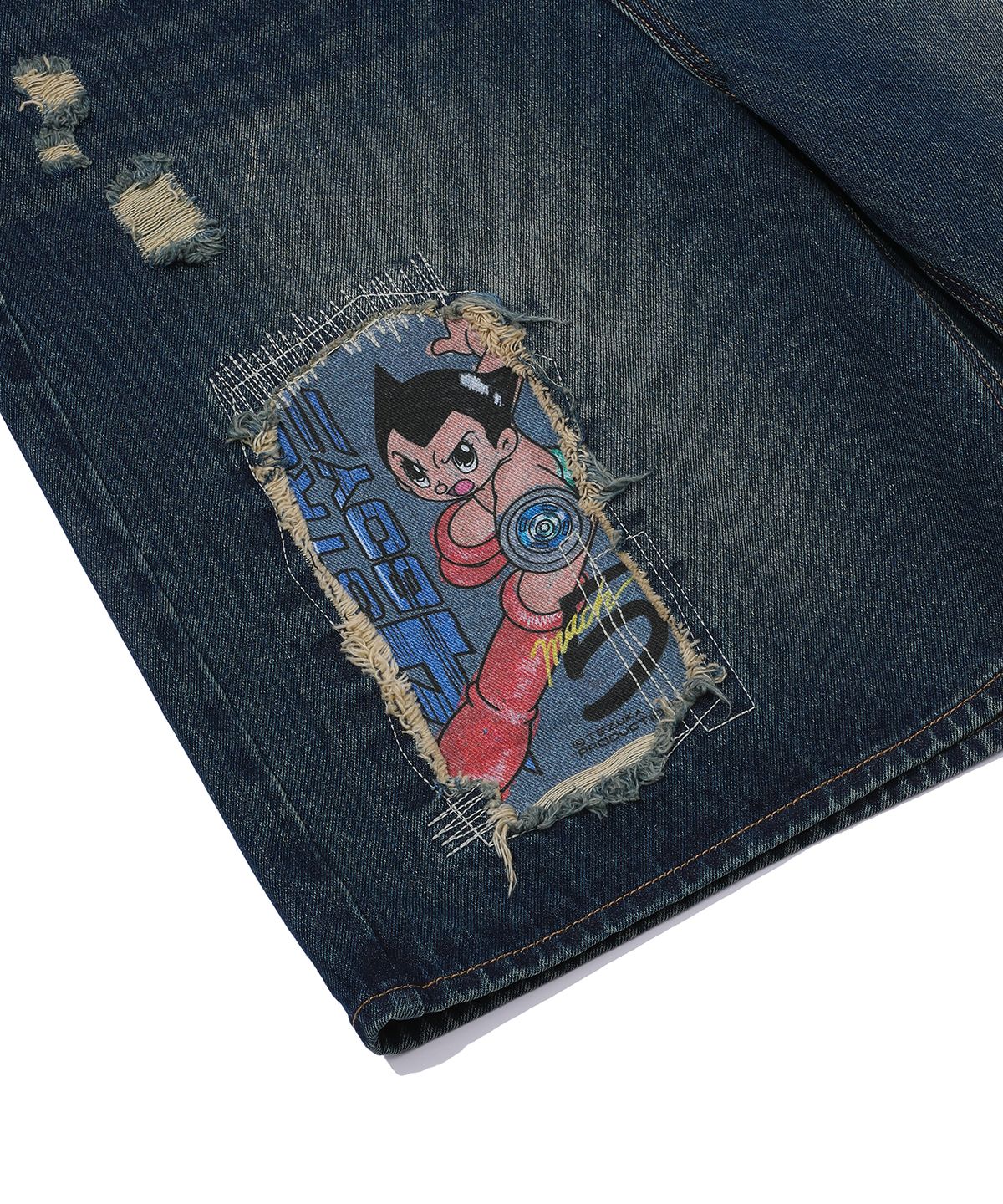 MUSINSA | MAINBOOTH [Atom] Mach 5 Denim Shorts (Indigo)