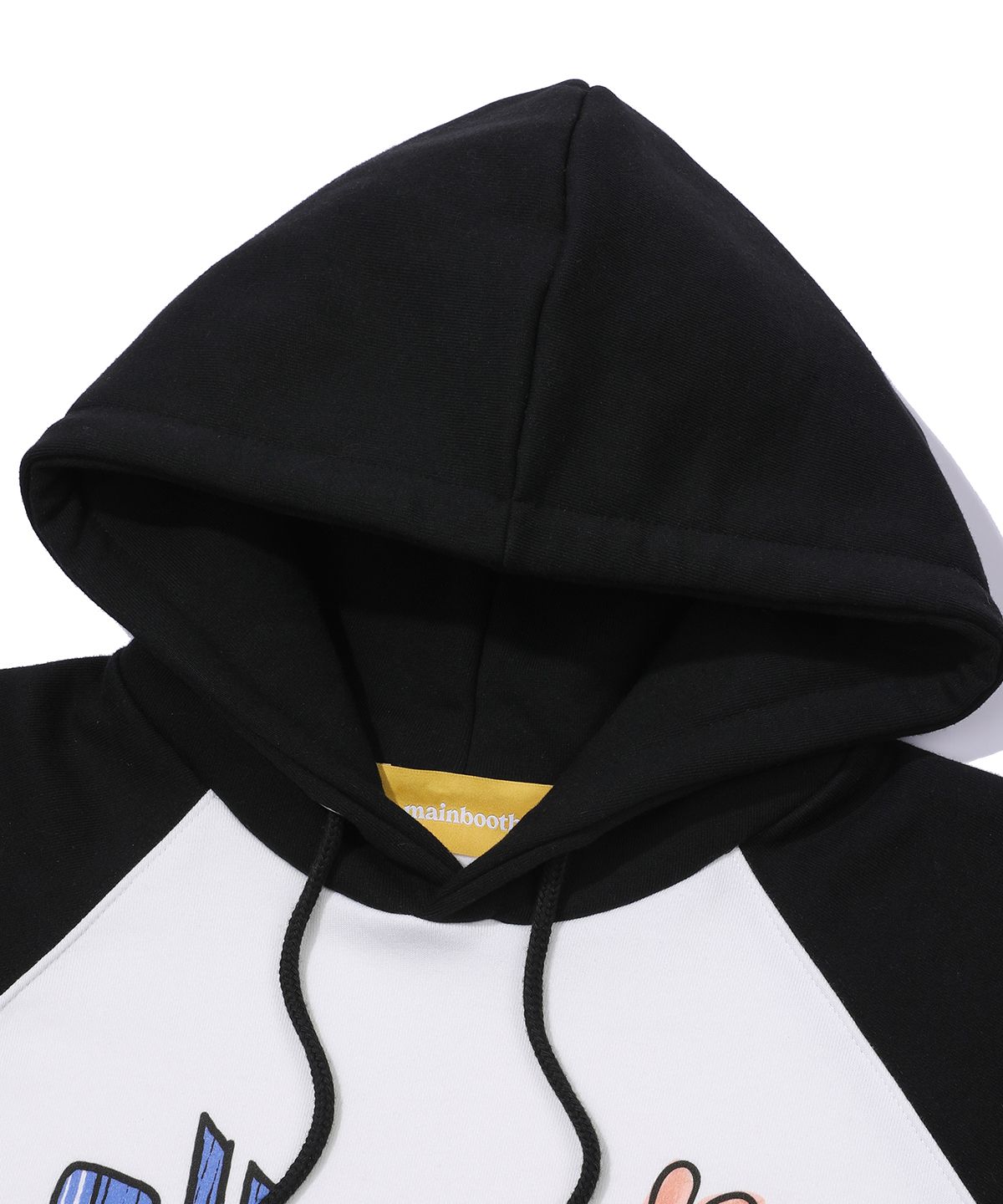 MUSINSA | MAINBOOTH [Atom] Mach 5 Hooded T-shirt (Black)