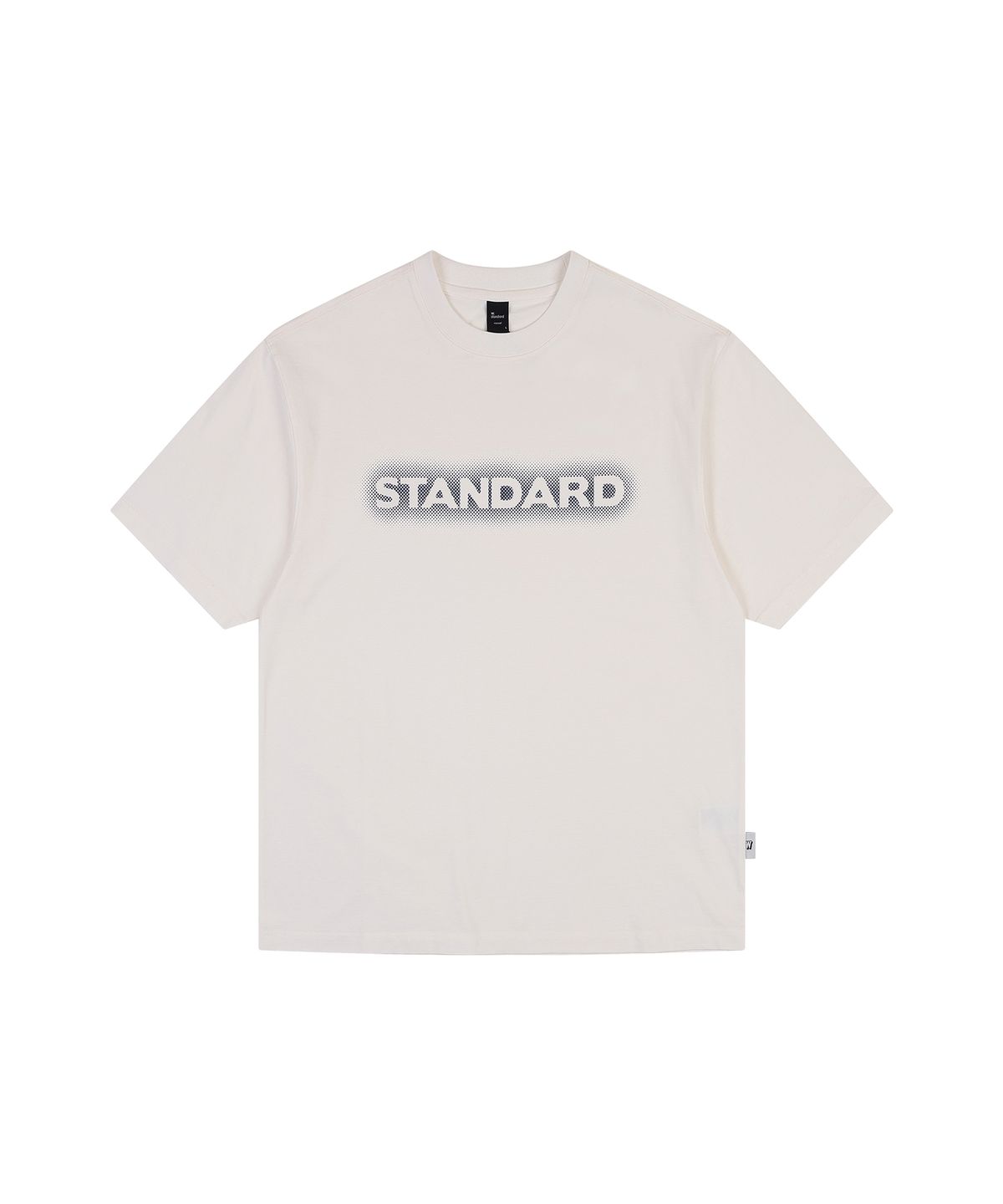더블유스탠다드(W STANDARD) 스탠다드 망점 로고 반팔 티셔츠 [7 COLOR]