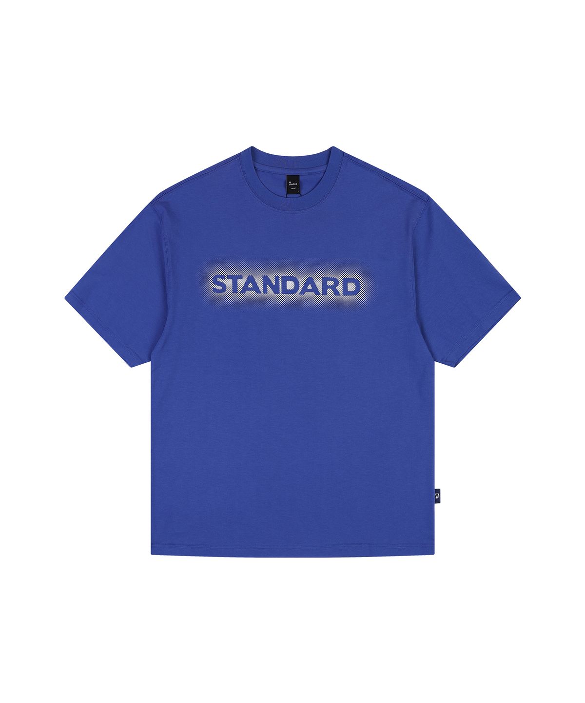 더블유스탠다드(W STANDARD) 스탠다드 망점 로고 반팔 티셔츠 [7 COLOR]