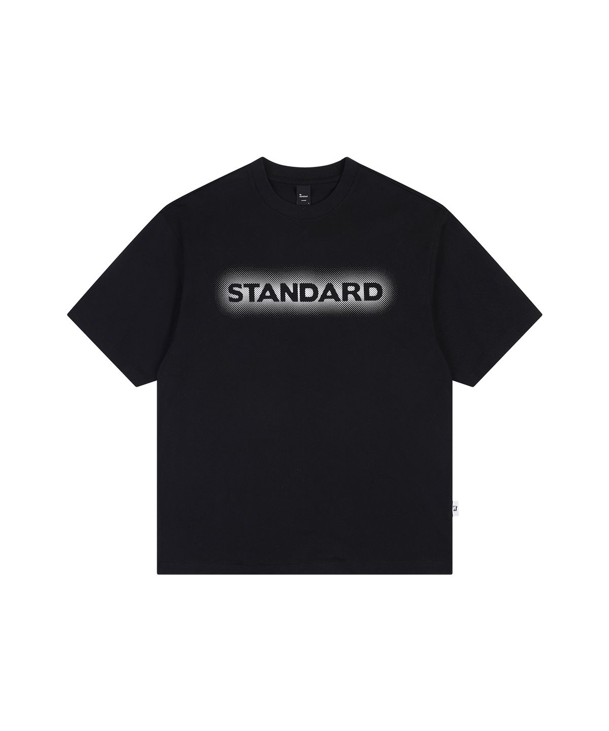 더블유스탠다드(W STANDARD) 스탠다드 망점 로고 반팔 티셔츠 [7 COLOR]