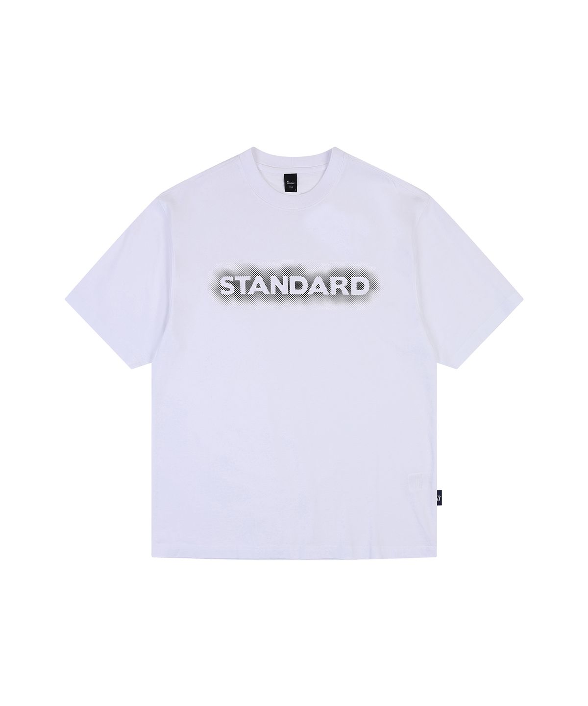 더블유스탠다드(W STANDARD) 스탠다드 망점 로고 반팔 티셔츠 [7 COLOR]