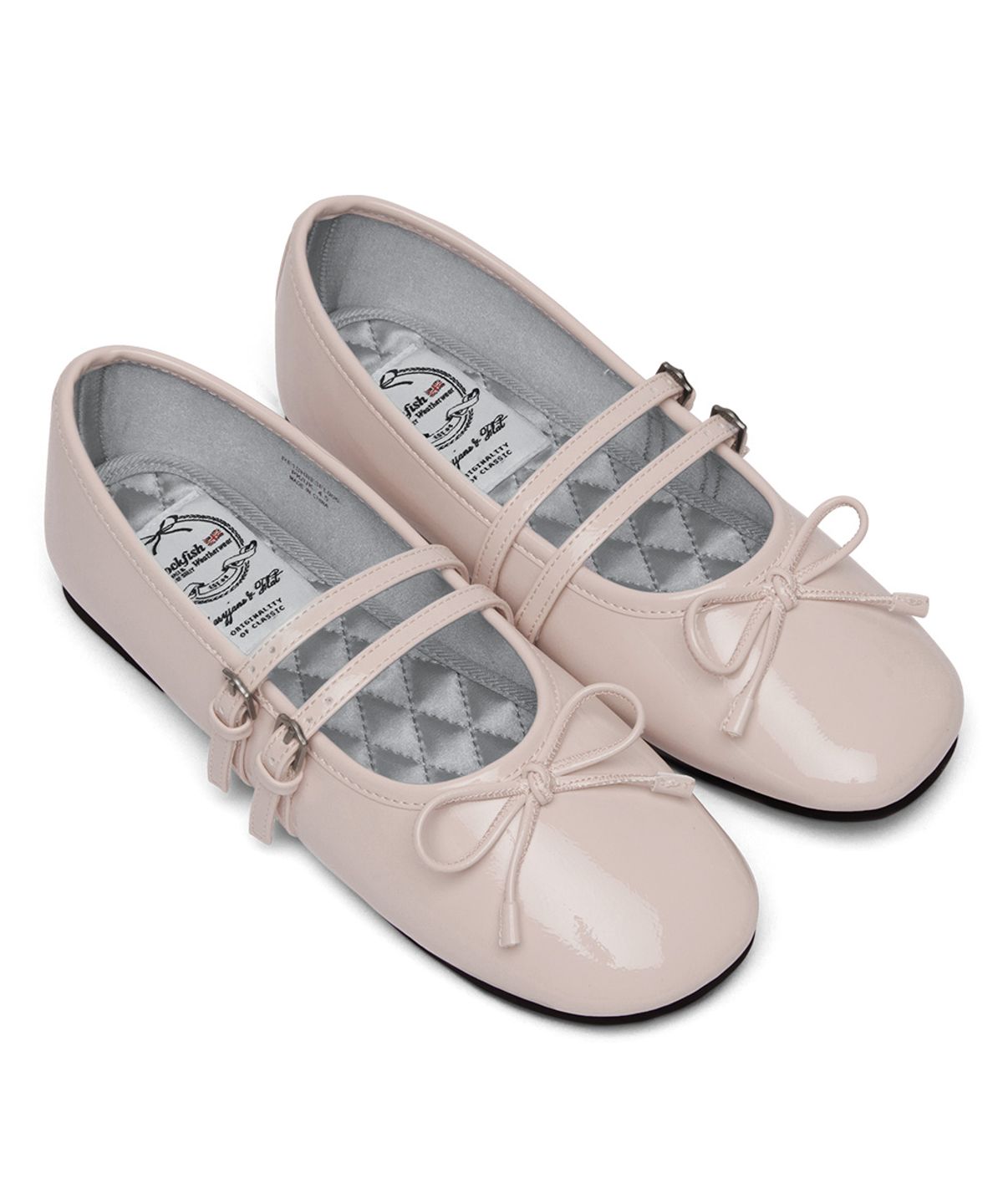 락피쉬웨더웨어(ROCKFISH WEATHERWEAR) SQUARE TOE TWO STRAP MARYJANES(ENAMEL) - 5 colors