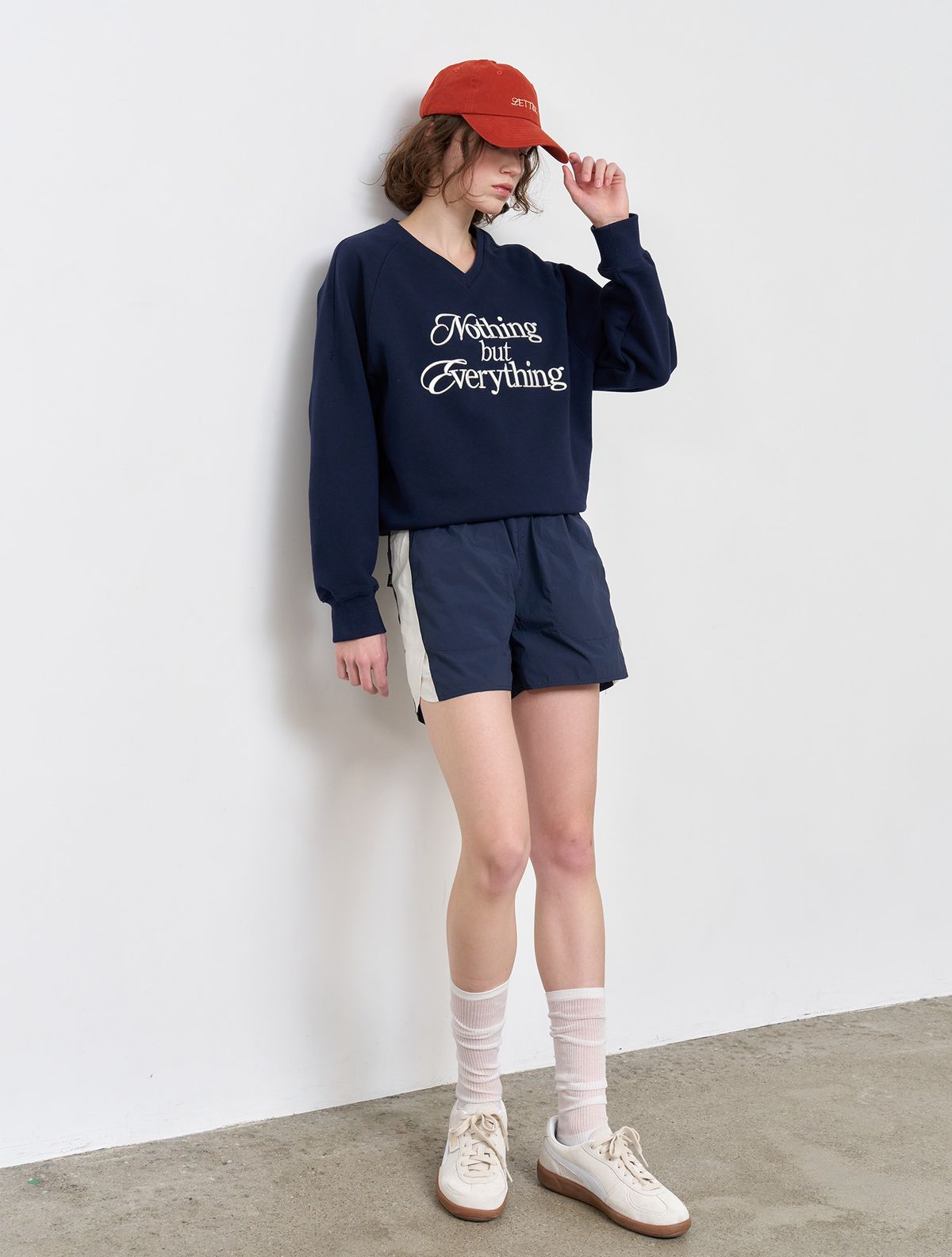 제너럴아이디어(GENERALIDEA) 컴포트핏 나일론 숏팬츠 [NAVY] / WBE1L56540