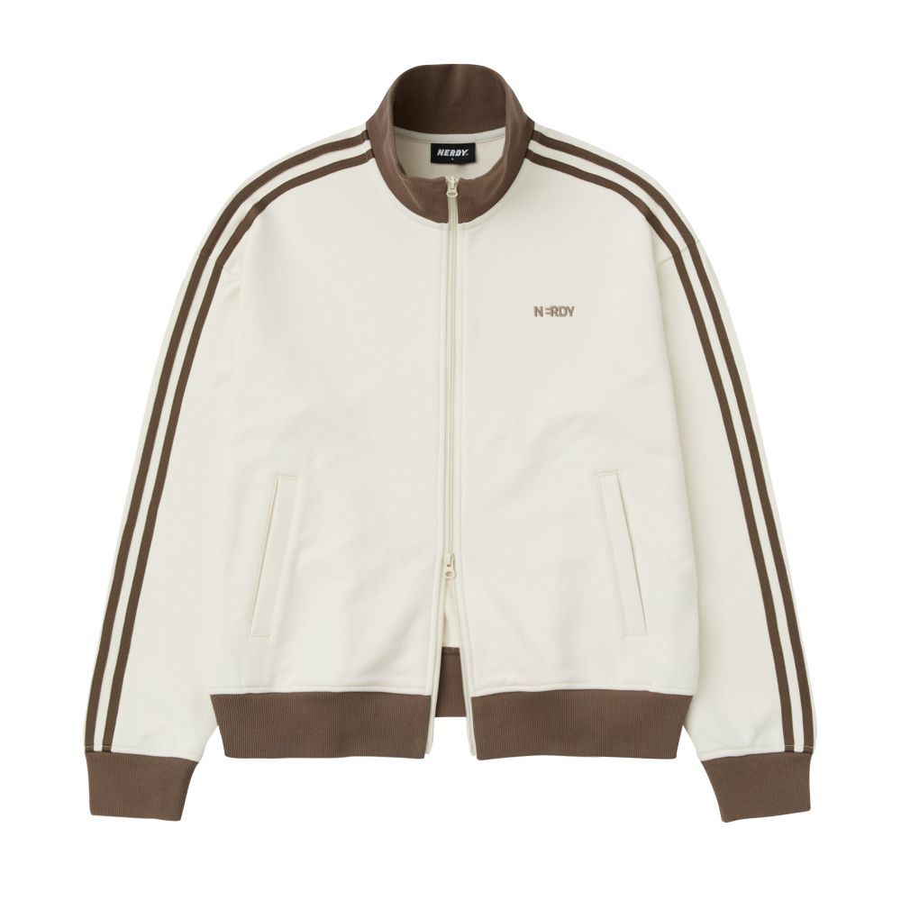 MUSINSA公式 | NERDY Classic NY Sweat Track Top (25SS) (Cream