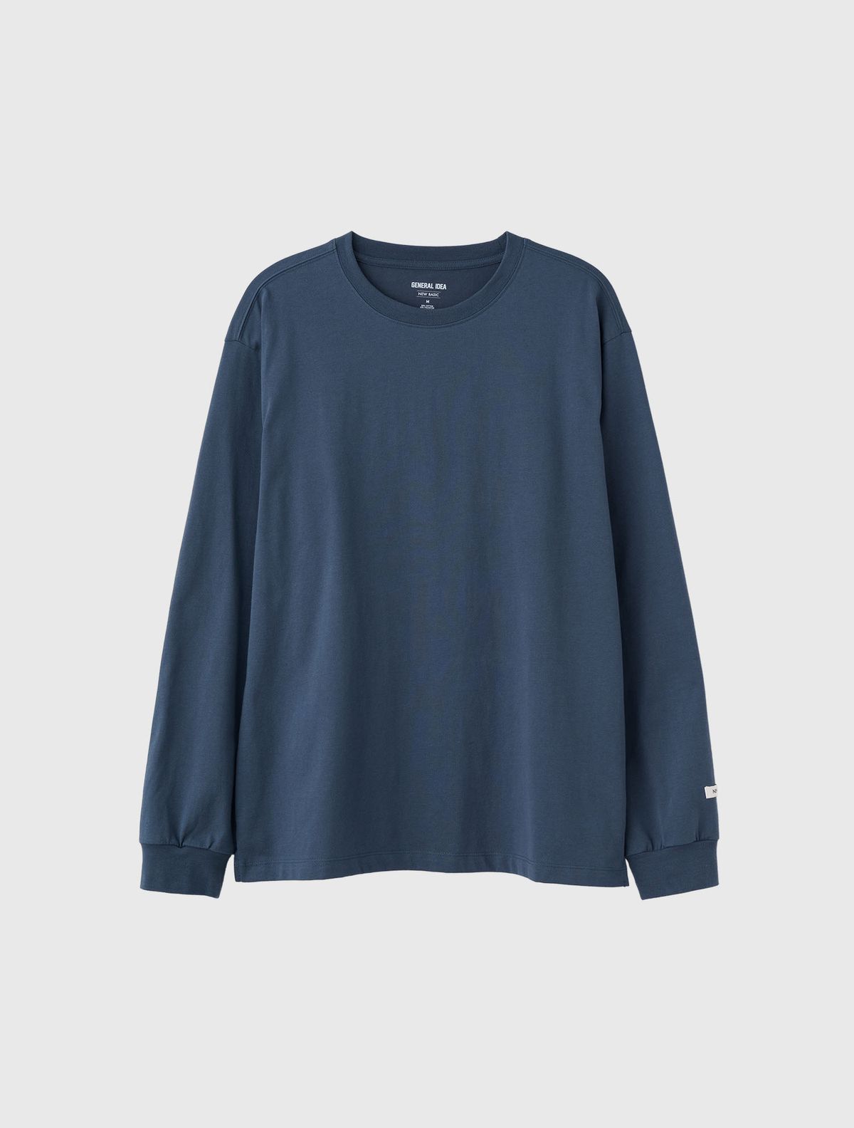 제너럴아이디어(GENERALIDEA) UNISEX 쿨링 롱 슬리브 티 [DUST BLUE] / SBE1U01004