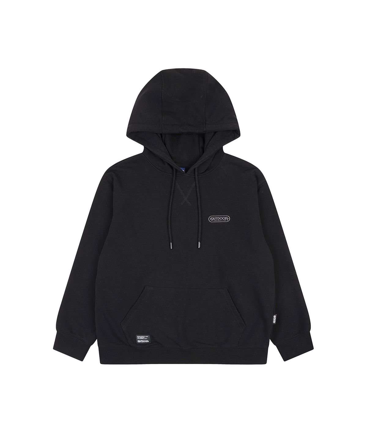 아웃도어 프로덕츠(OUTDOOR PRODUCTS) BASIC EMBROIDERY HOODIE (BLACK)