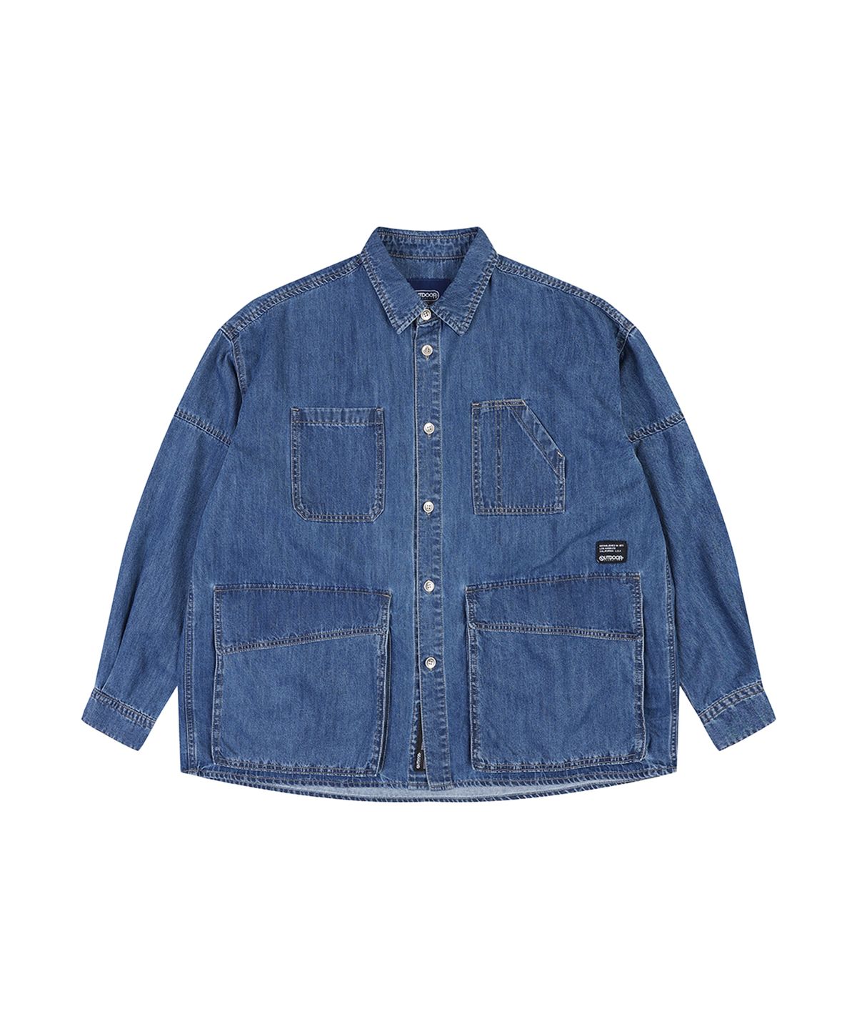 아웃도어 프로덕츠(OUTDOOR PRODUCTS) DENIM JACKET (DEEP BLUE)
