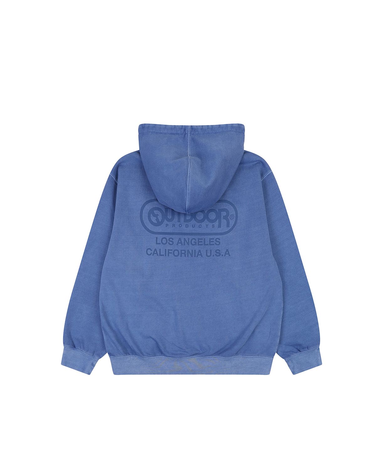 아웃도어 프로덕츠(OUTDOOR PRODUCTS) PIGMENT DYE HOOD ZIP-UP (BLUE)