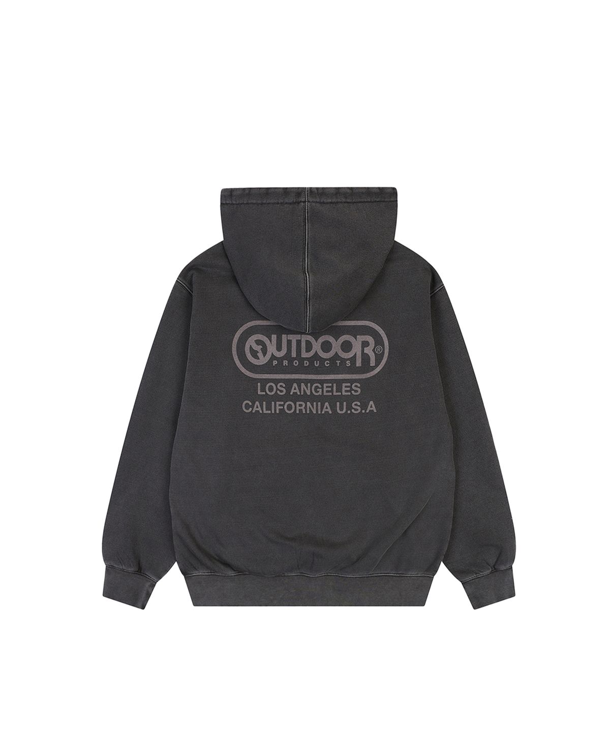 아웃도어 프로덕츠(OUTDOOR PRODUCTS) PIGMENT DYE HOOD ZIP-UP (CHARCOAL)